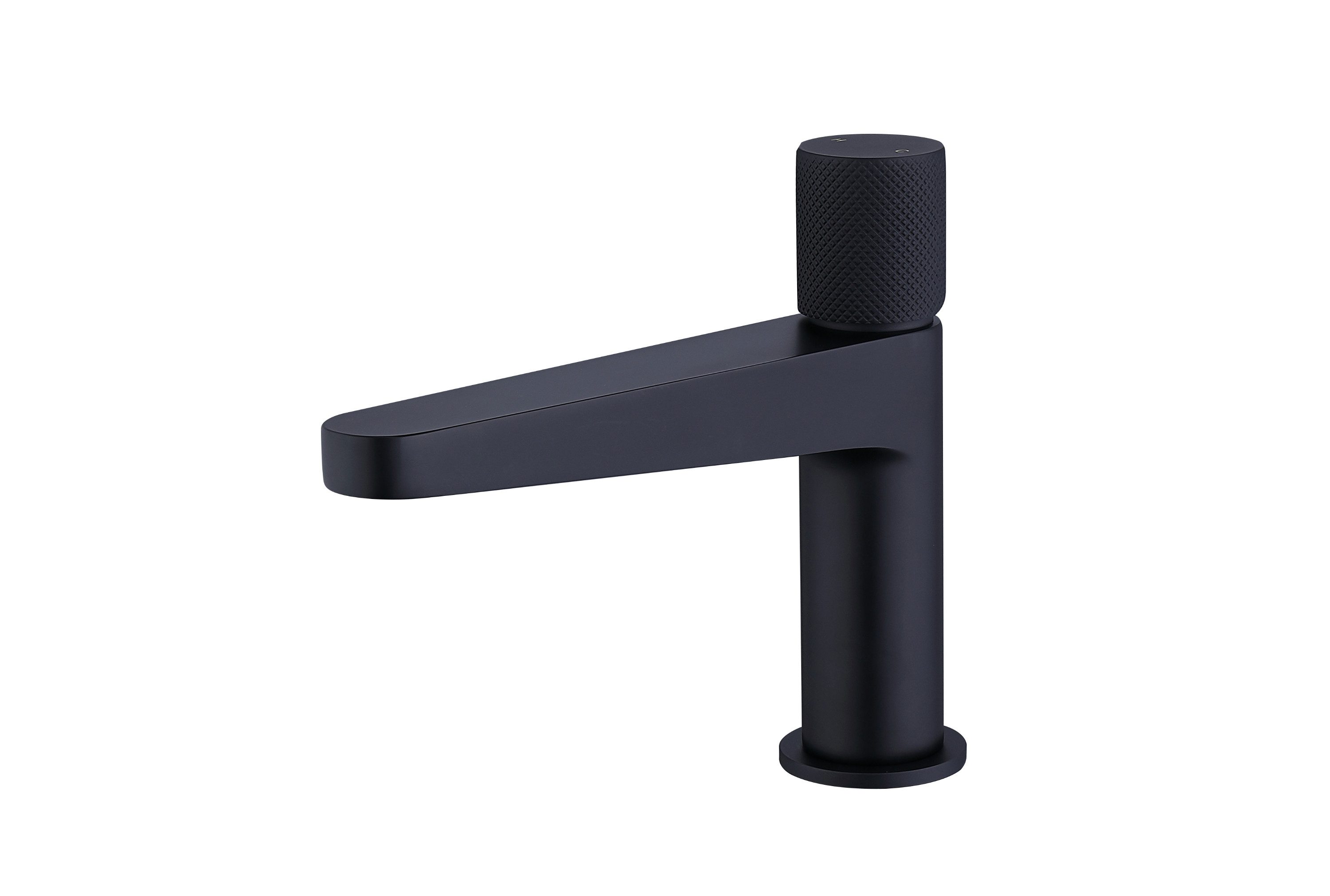 Bernstein Waschtischarmatur 8312 Schwarz matt Drehgriff