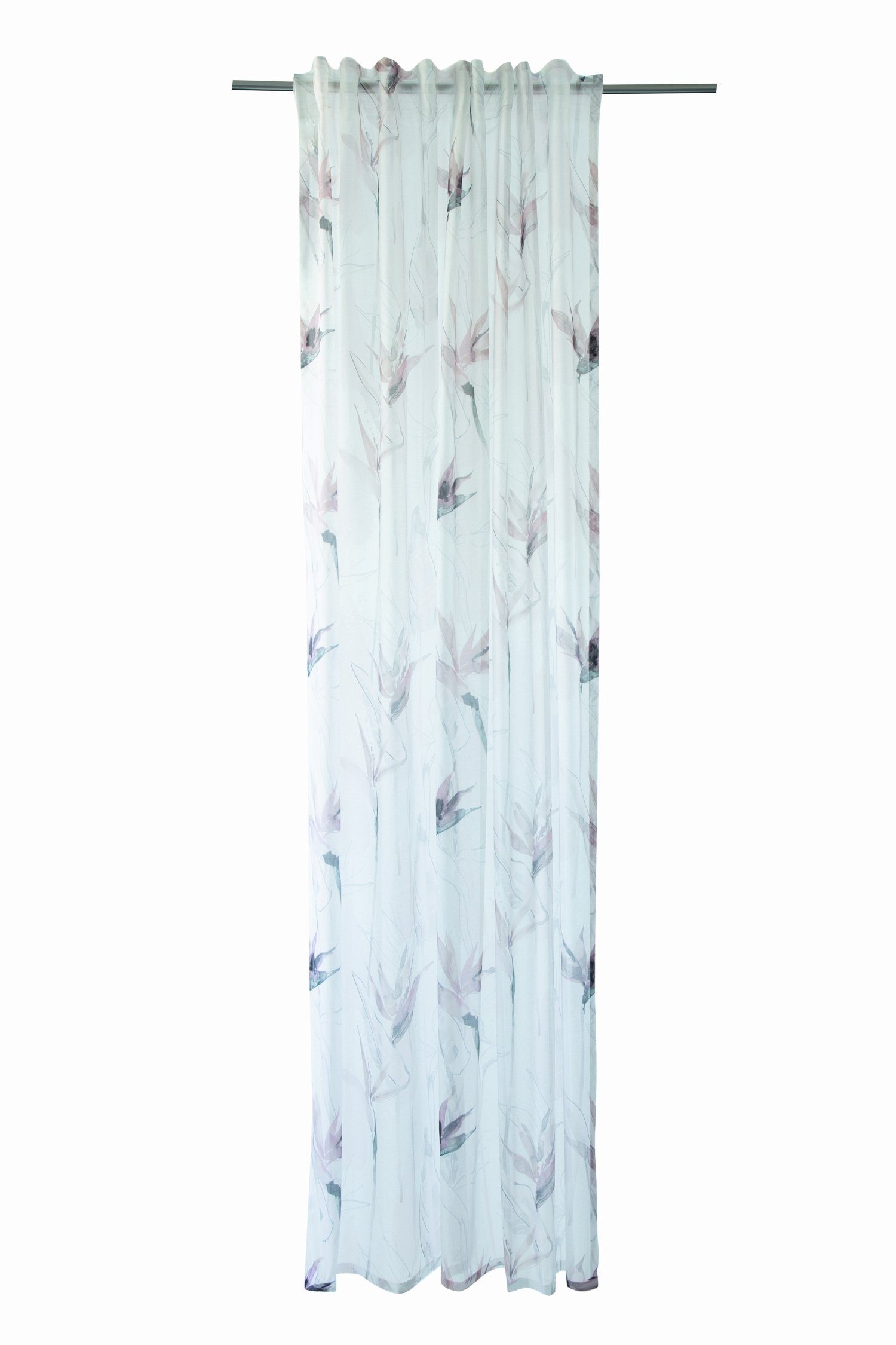 mauve Deko 140x245 Lichtschutz, transparent Vorhang Schlaufenschal Vorhang, Lycka HOMING, Homing