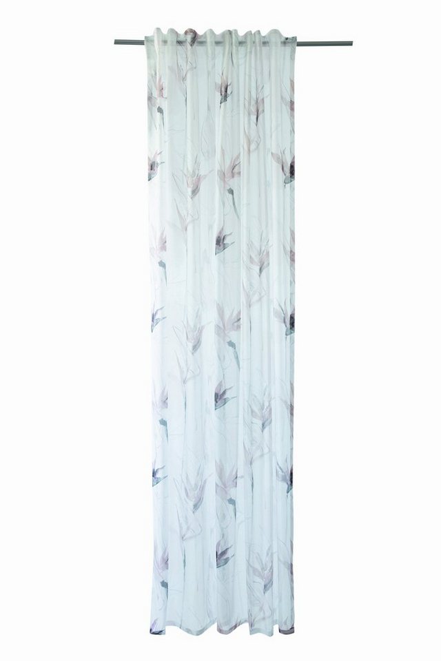 Vorhang, HOMING, Lichtschutz, Homing Schlaufenschal Lycka 140x245 Vorhang  transparent mauve Deko