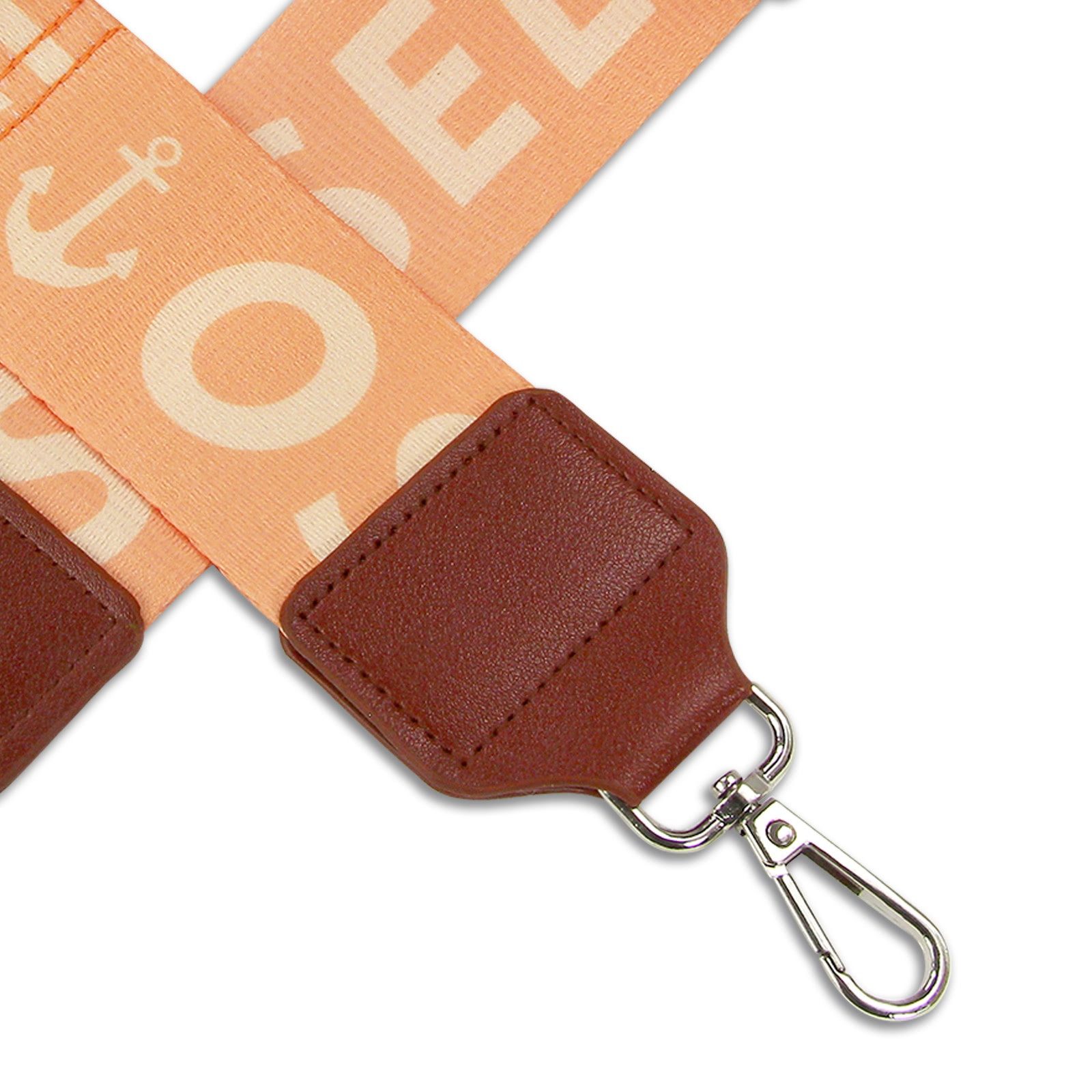Robin Ruth Tragegurt Robin Ruth Boho-Gurt Polyester Leder, Damen, Jugend Tragegurt, Polyester 600D orange, creme