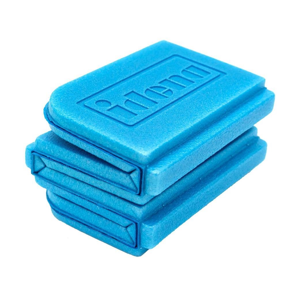 Idena Thermositzkissen Sitzkissen Outdoor 2er-Set, hellblau/rot faltbar mit günstig online kaufen