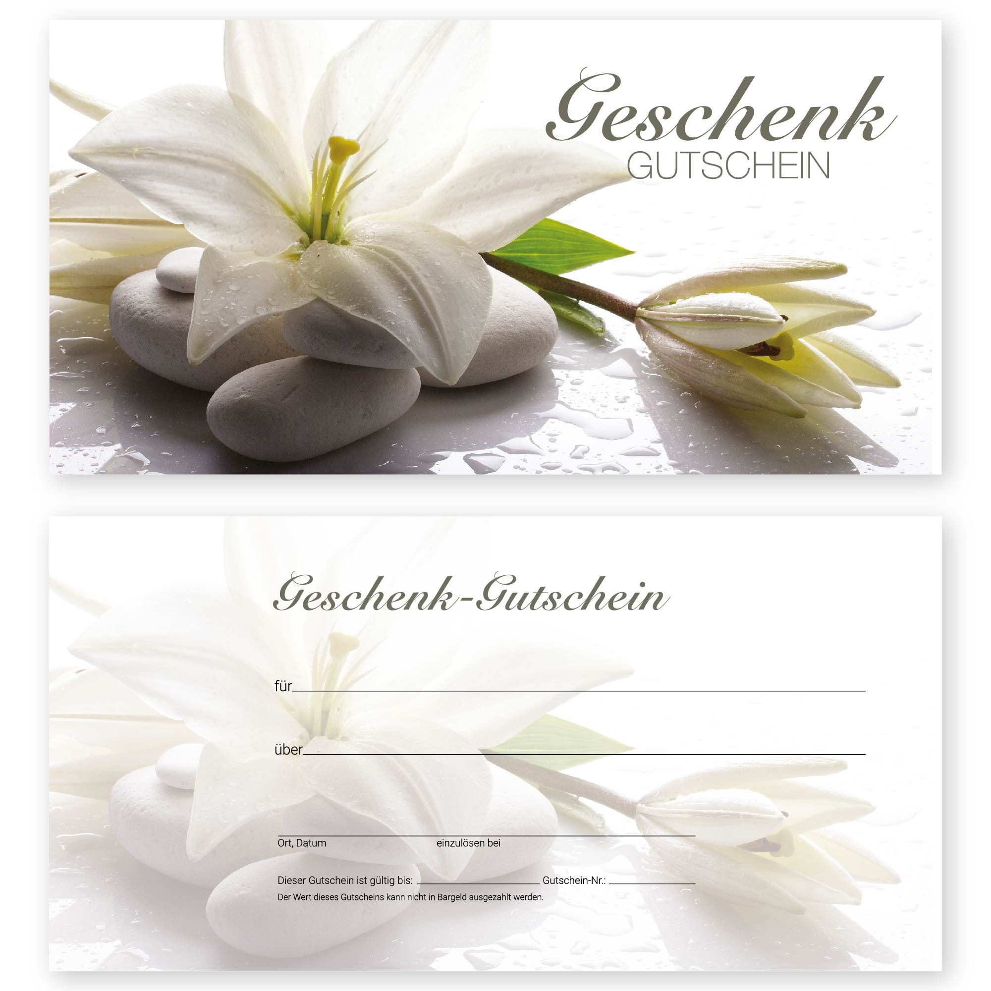 Geschenkkarte 50 Gutscheinkarten mit verschiedenen Motiven (zum Verkaufen)