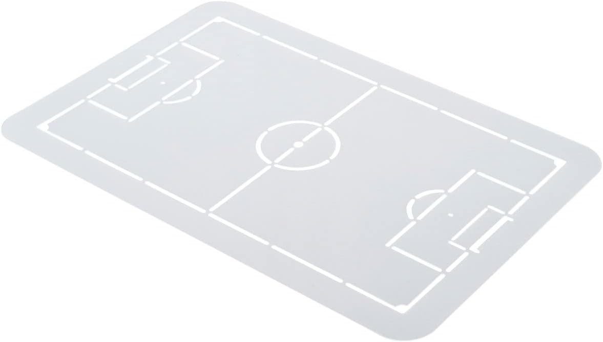 Zenker Backform Kuchenblech mit Fußballfeld-Schablone Premium Backform für Sportfans
