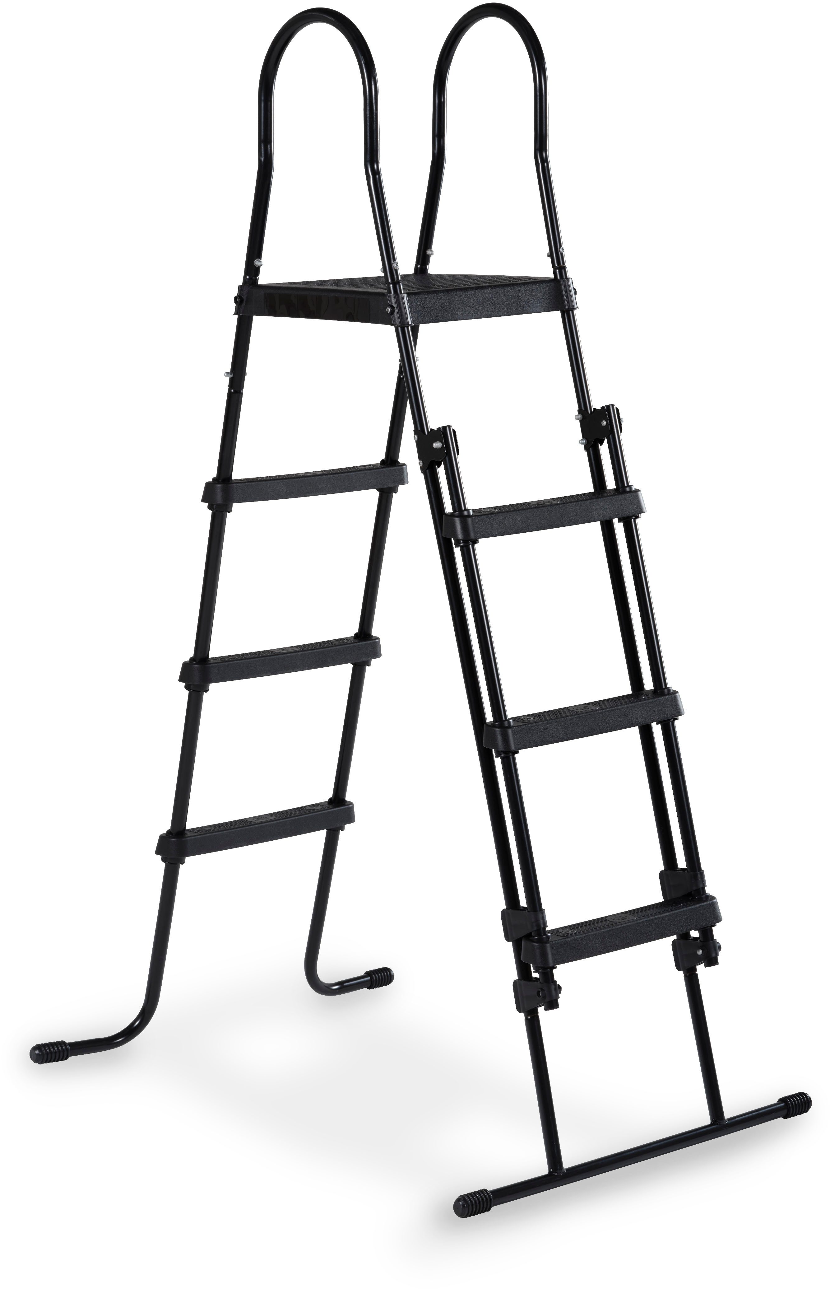 Poolleiter für Rahmenhöhen 108-122 cm, schwarz
