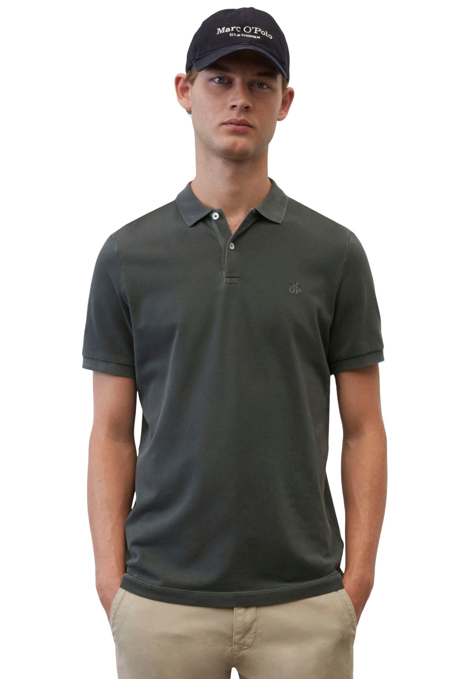 Marc O'Polo Poloshirt im klassischen Look black washed | 