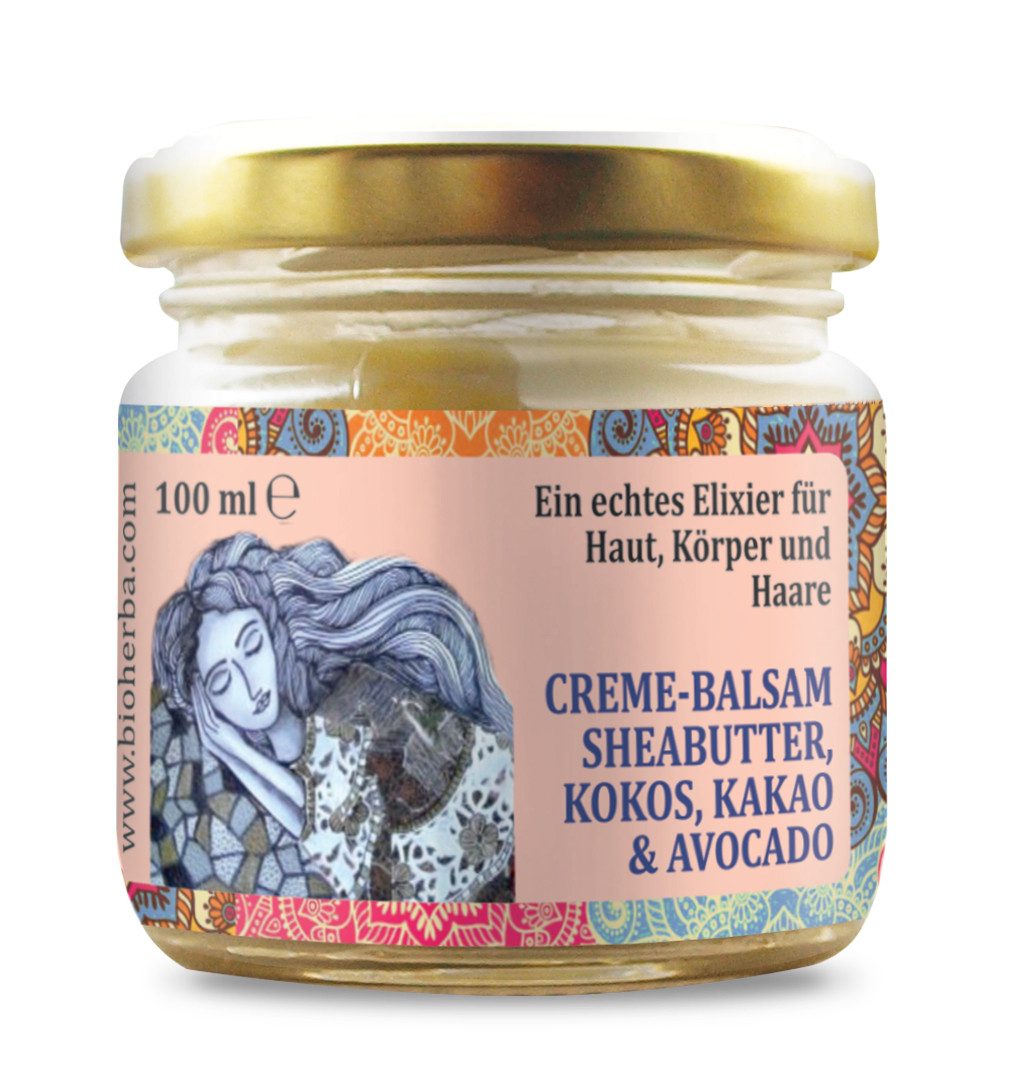 BIOHERBA R Anti-Aging-Creme Bioherba Creme-balsam Sheabutter, Kokos, Kakao & Avocado 100 ml