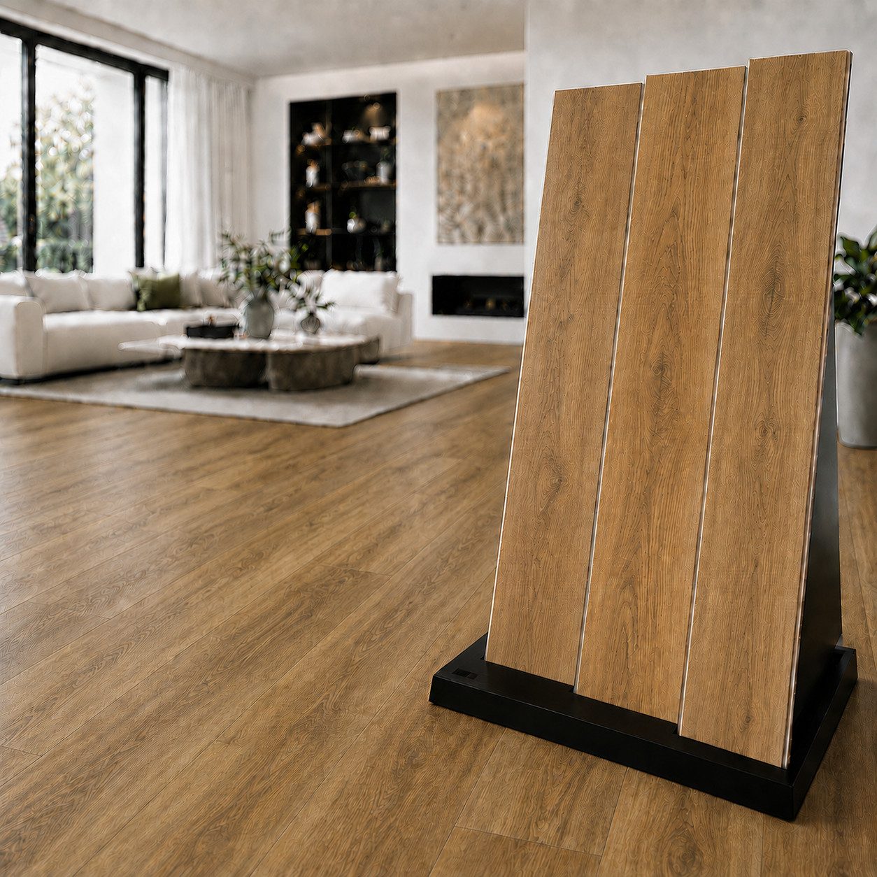NoblesBox Designboden Klick Vinylboden SPC - Hartvinyl - 4+1mm Wasserfest - 1 mm Isolierung, Für Fußbodenheizung, Hochabriebfest & Klicksystem