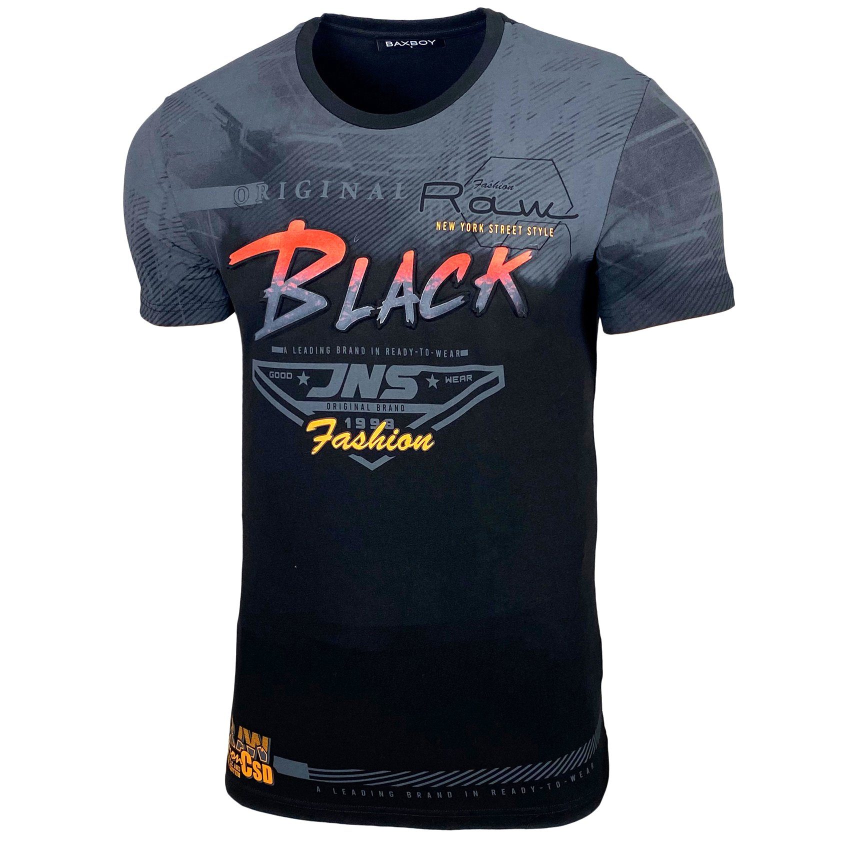 Baxboy T-Shirt T-Shirt »BLACK« in modernem günstig online kaufen