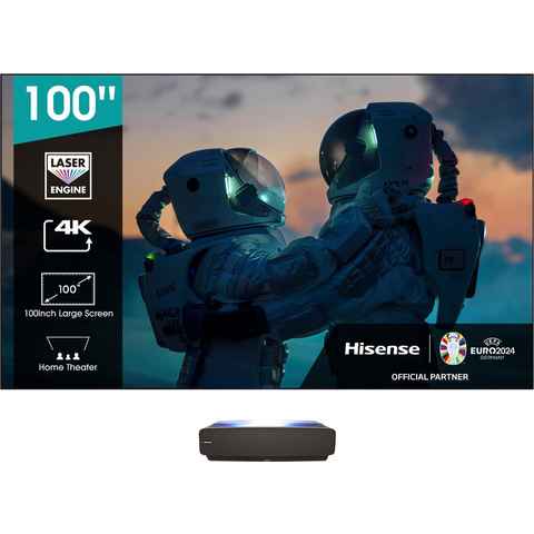 Hisense 100L5F-D12 Laser-TV (2700 lm, 3840 x 2160 px, 254 cm/100 Zoll, 4K Ultra HD, Smart-TV, Triple Tuner, inkl. Soft Panel)