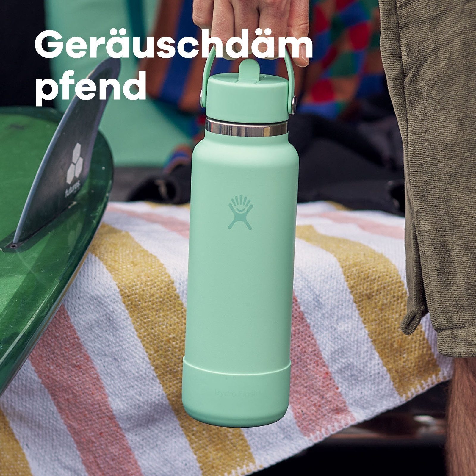 Hydro Flask Flaschenuntersetzer Small Bottle Boot, abnehmbarer Flachenschutz, Hülle aus Silikon, 1-tlg., passend für Wide und Standard Mouth Flaschen 12-24 oz (355-710 ml)