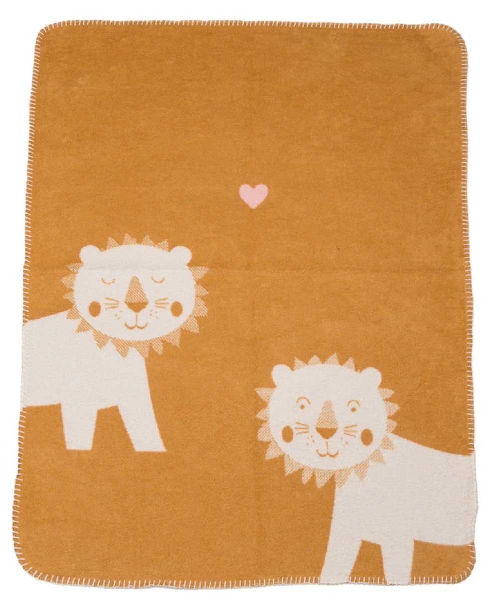 Babydecke Mila 'Löwen' 75 x 100 günstig online kaufen