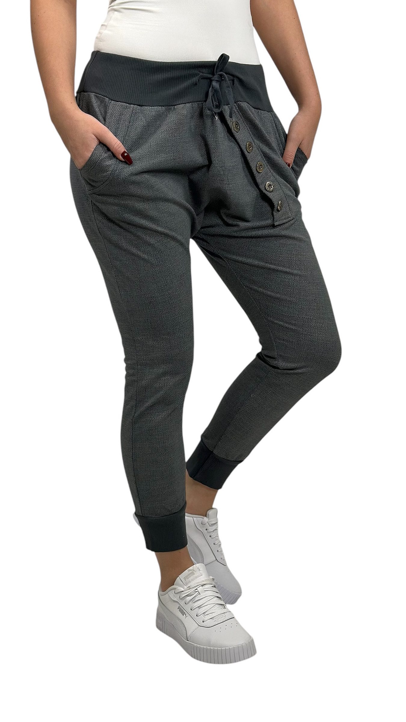 Mississhop Boyfriend-Hose Sweatpants Jogginghose Baumwolle Freizeithose günstig online kaufen