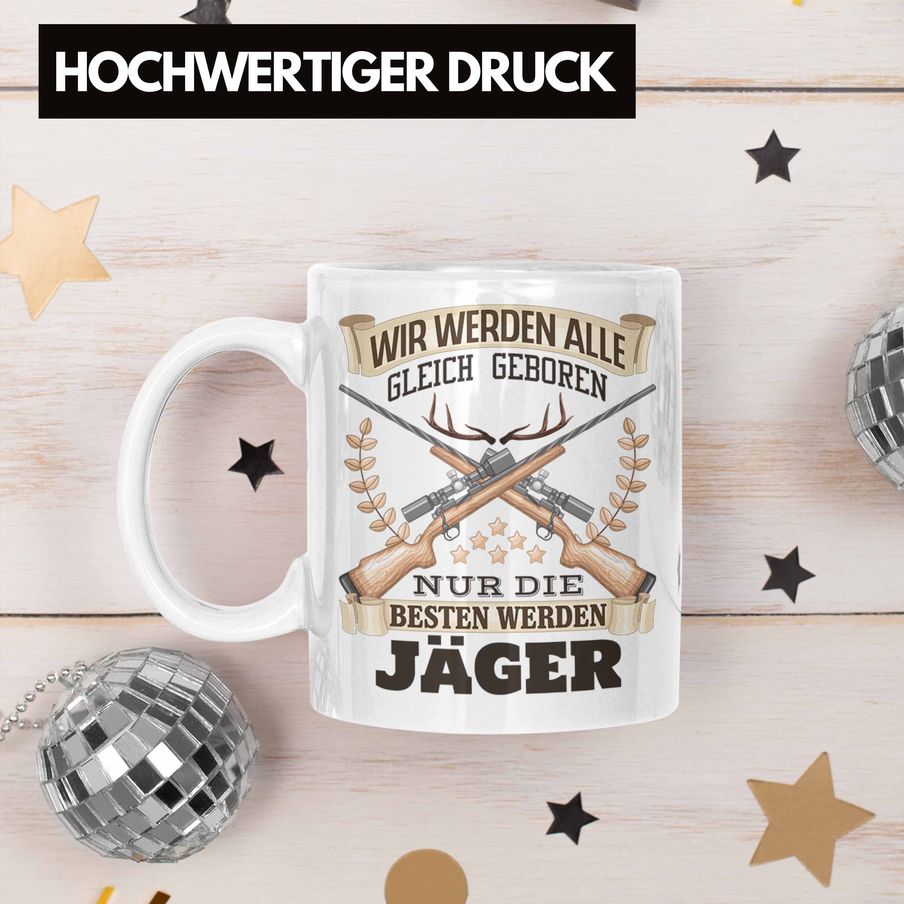 Trendation Jäger Tasse Jäger Weiss Geschenk Jagd Spruch Bester Tasse