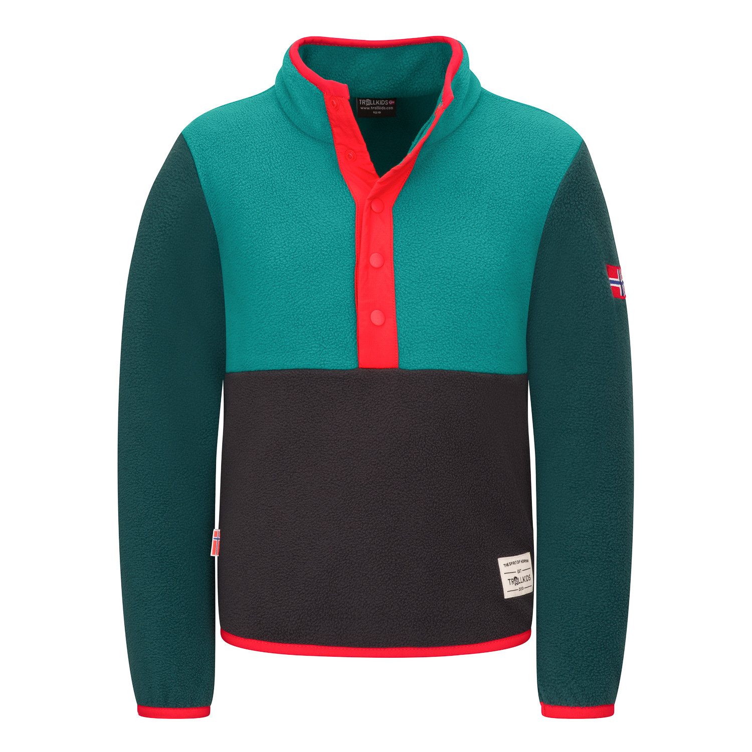 TROLLKIDS Fleeceshirt Kids Flekkefjord Half Zip