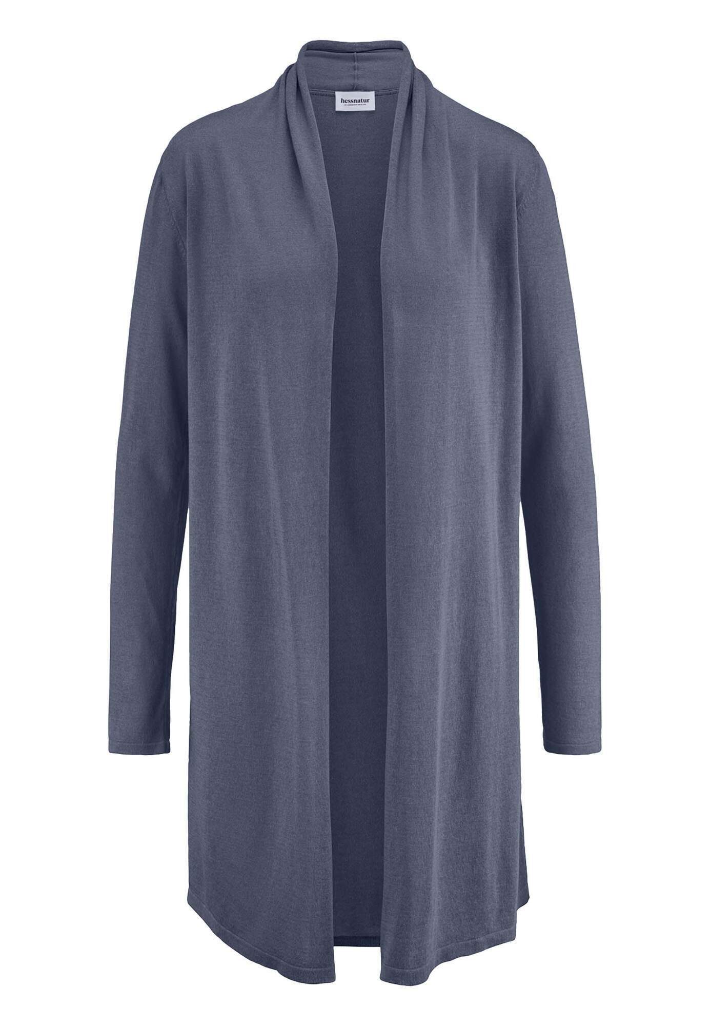 Hessnatur Strickjacke aus TENCEL™ Lyocell und Bio-Baumwolle (1-tlg)