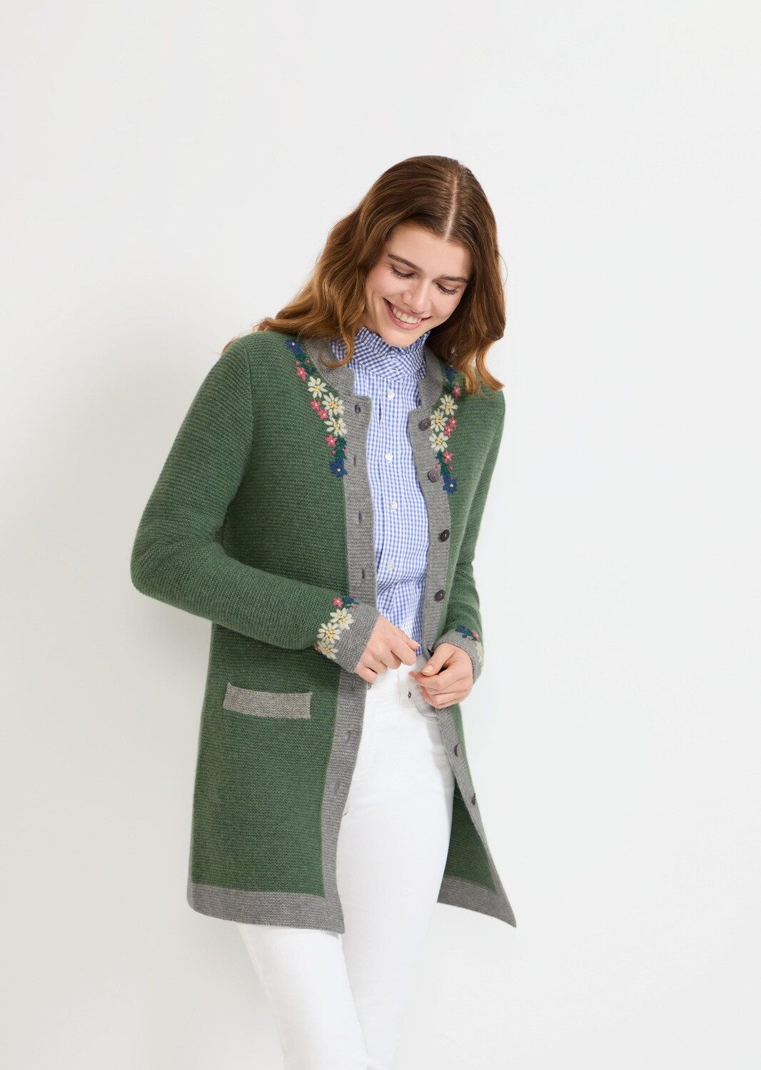 Luis Steindl Strickjacke Lange Strickjacke
