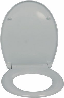 Yelcona WC-Sitz Manhattan grau Klodeckel Toilettendeckel Abnehmbar mit Absenkautomatik