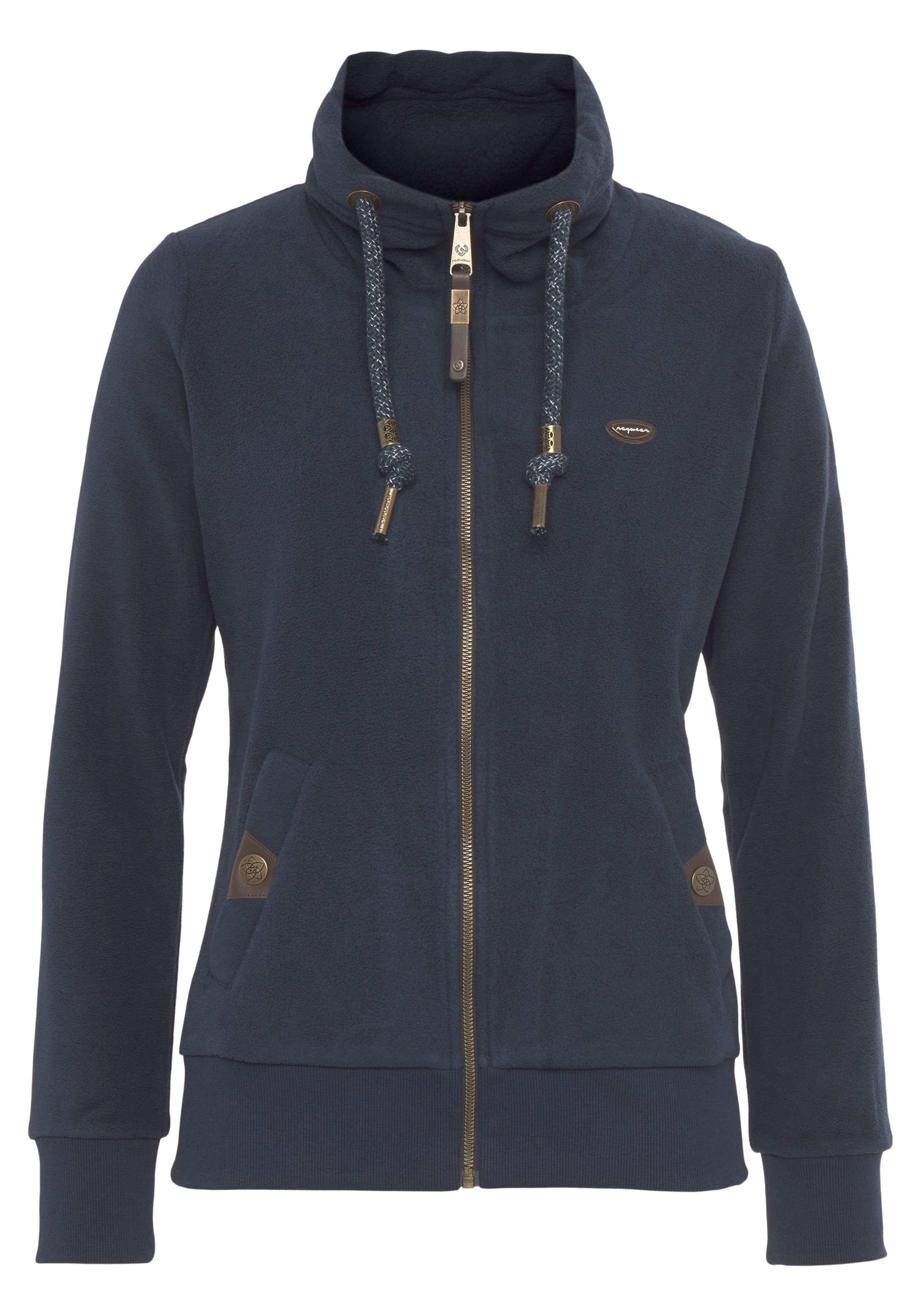 Ragwear Fleecejacke RYLIE FLEECE SOLID NAVY Fleecejacke ZIP