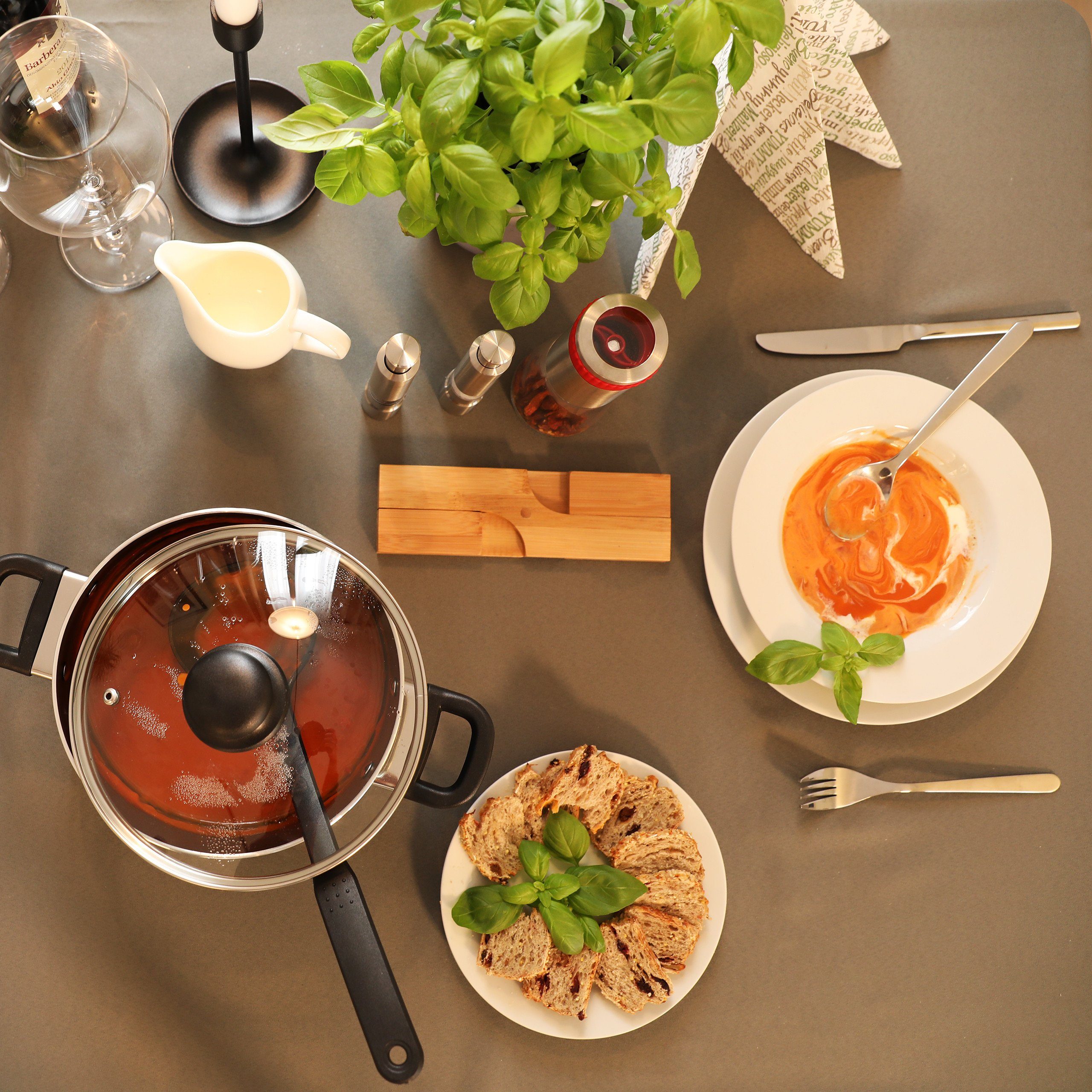 relaxdays Salz-/Pfeffermühle Pfeffermühle manuell 2er Set Edelstahl