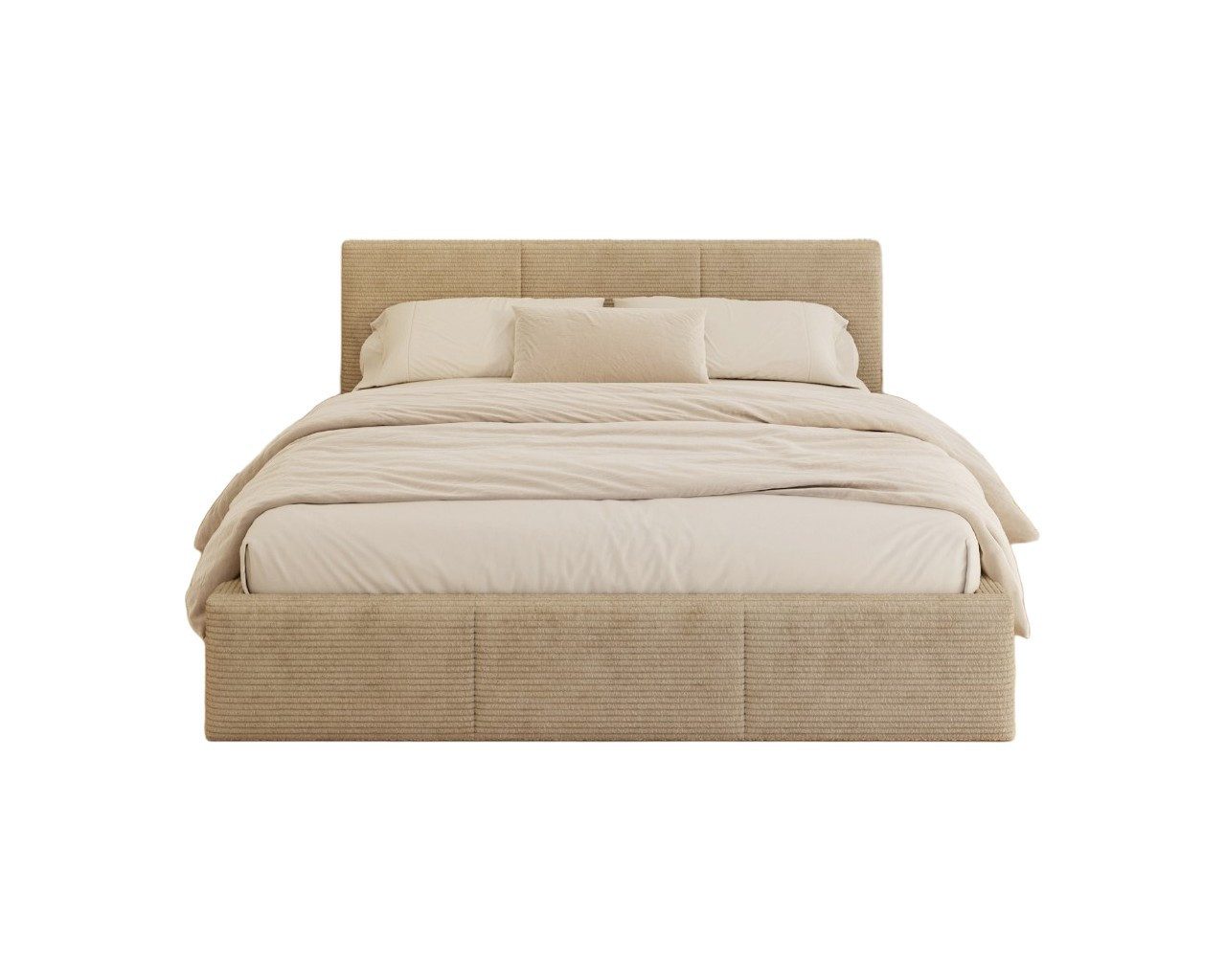 thematys Polsterbett mit Bettkasten Stauraumbett, aus hochwertigem CORD Sto günstig online kaufen