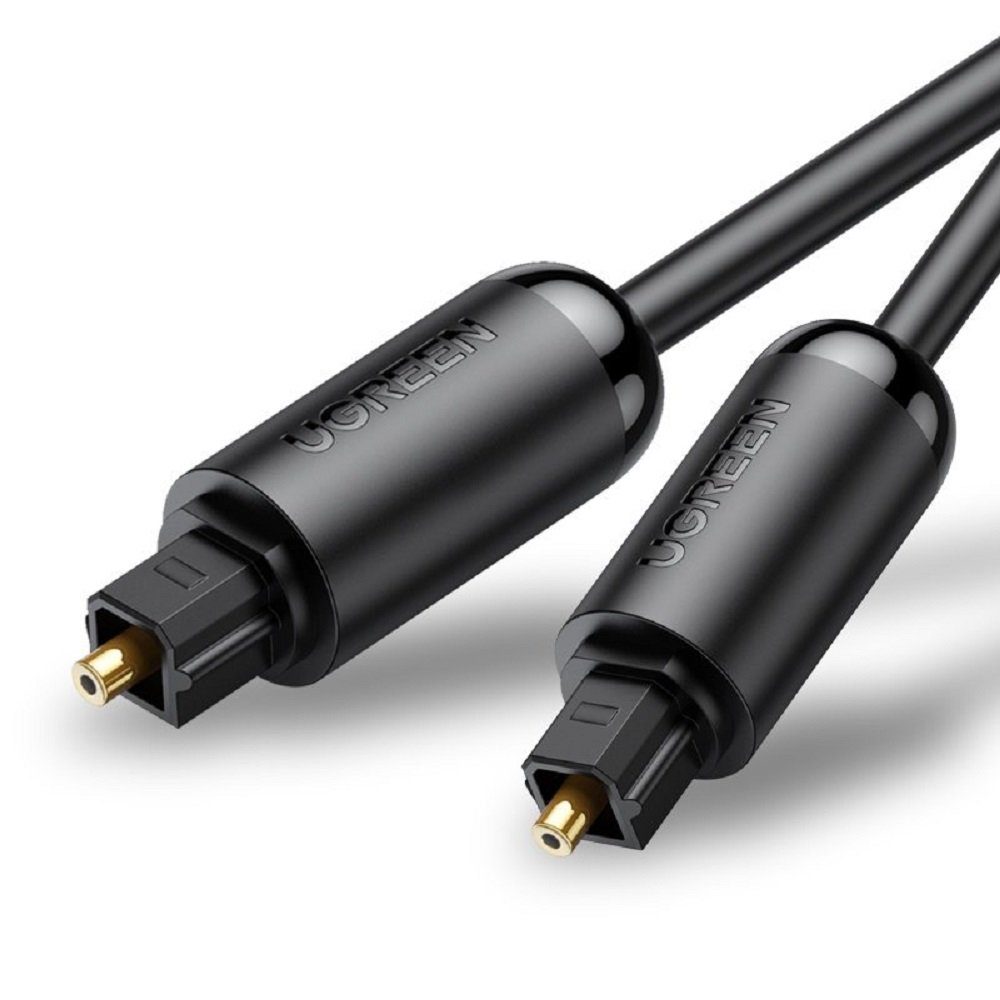 optisches Kabel Audiokabel digitales Glasfaserkabel Toslink SPDIF grau Audio-Kabel