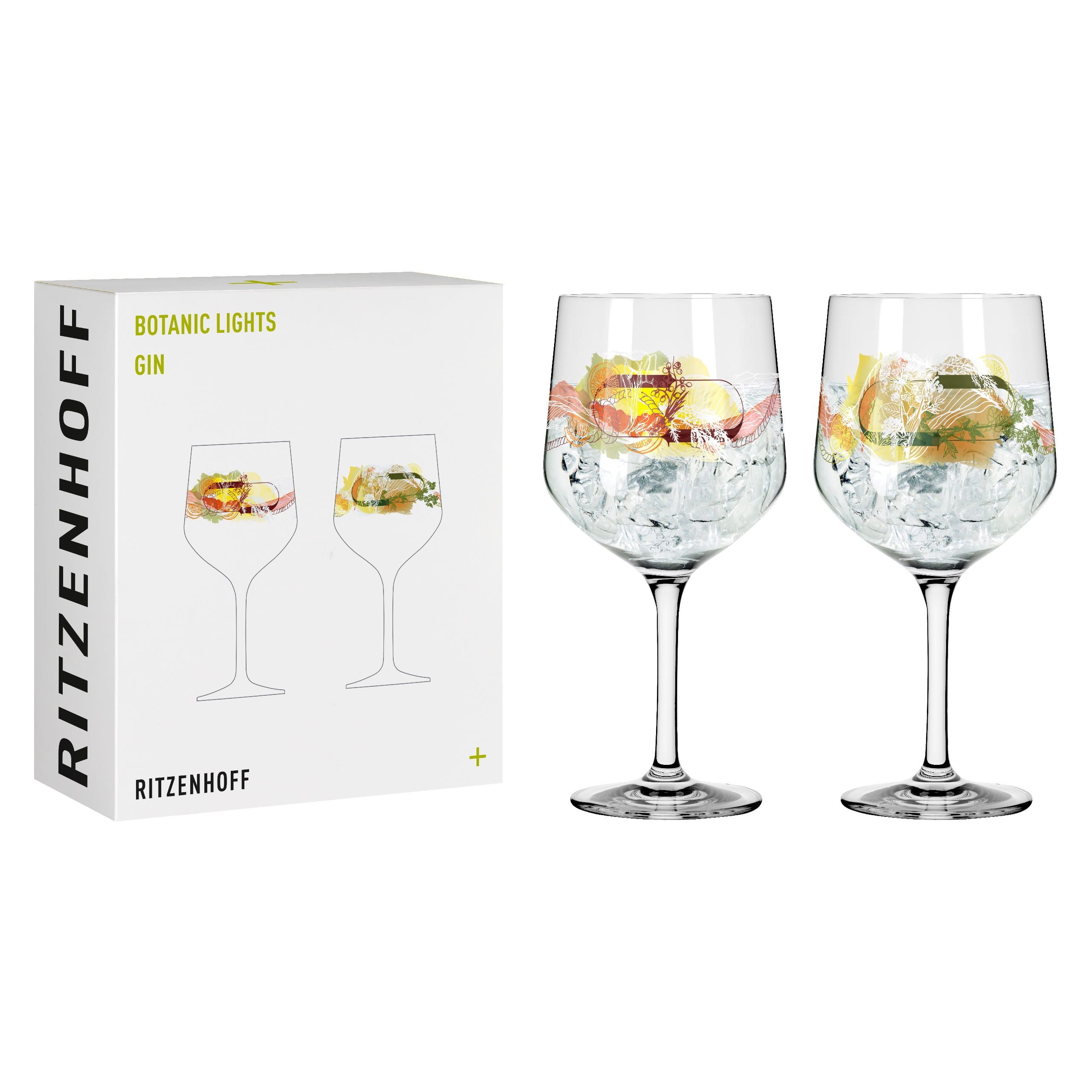 Ritzenhoff Longdrinkglas Botanic Lights, Kristallglas