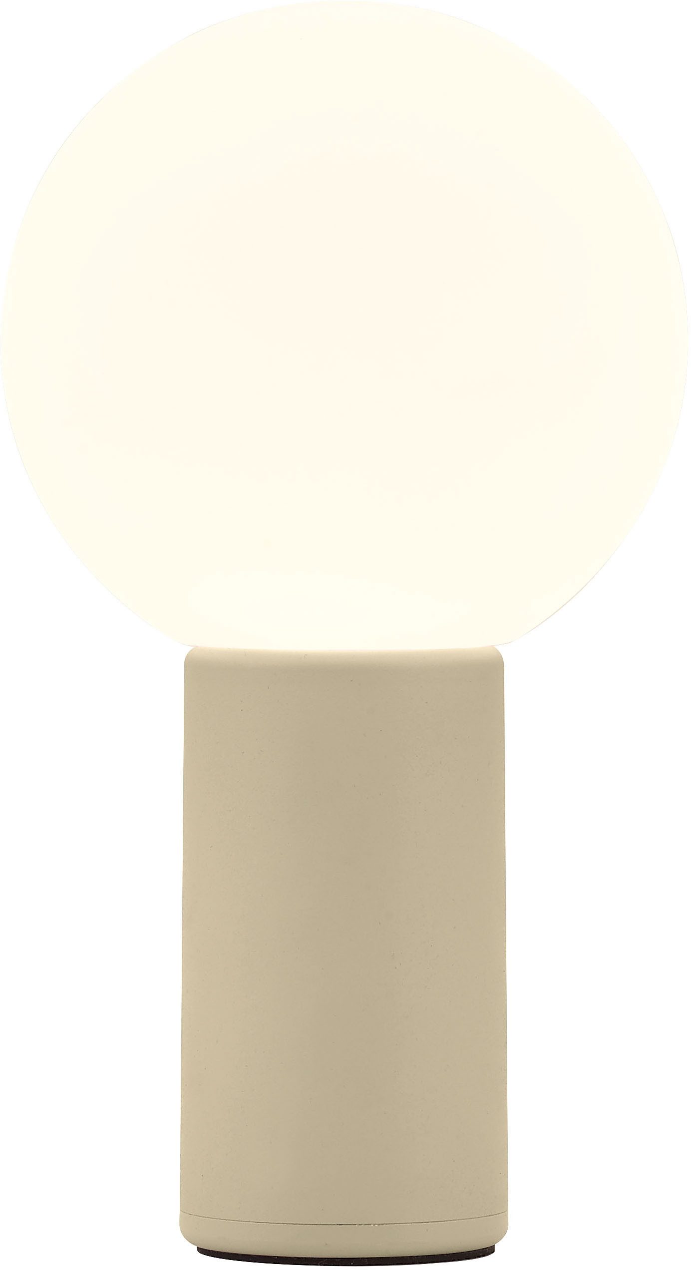 HELL höllisch gutes Licht LED Tischleuchte TINY, LED fest integriert, warmweiß - kaltweiß, Touchdimmer, IP54, 2-Stufen CCT