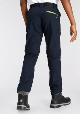 CMP Funktionshose KID ZIP-OFF-PANT (Set, 2-tlg., mit Gürtel) Elastisch & Atmungsaktiv & Schnell trocknend