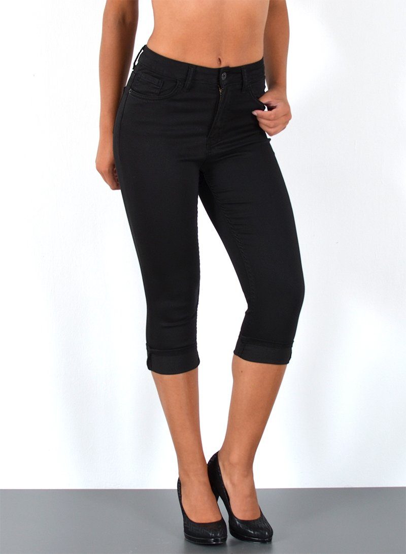 ESRA Caprijeans Damen Capri Jeans Hose günstig online kaufen