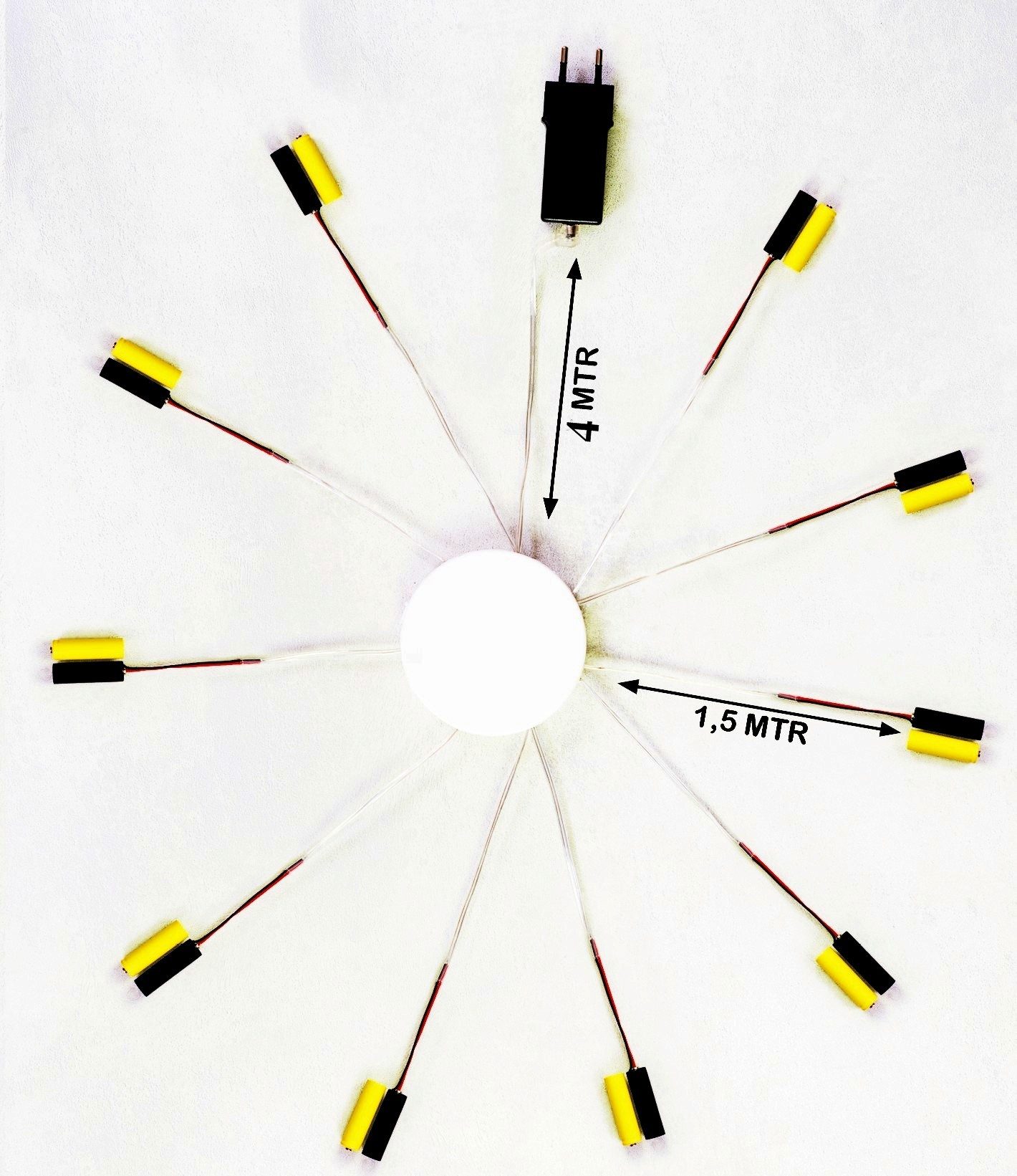 Batterie Netzteil Adapter 10 x 2 AA Mignon Batterien 3,2V Adapter
