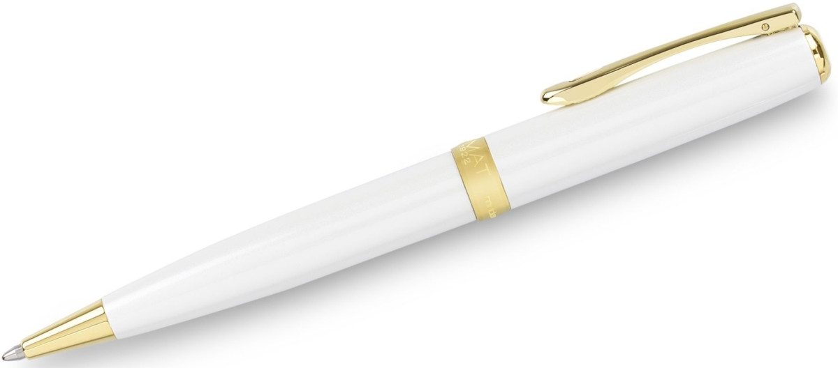 DIPLOMAT Füllfederhalter Kugelschreiber Excellence A2 weiß Perlmutt weiß easyFlow