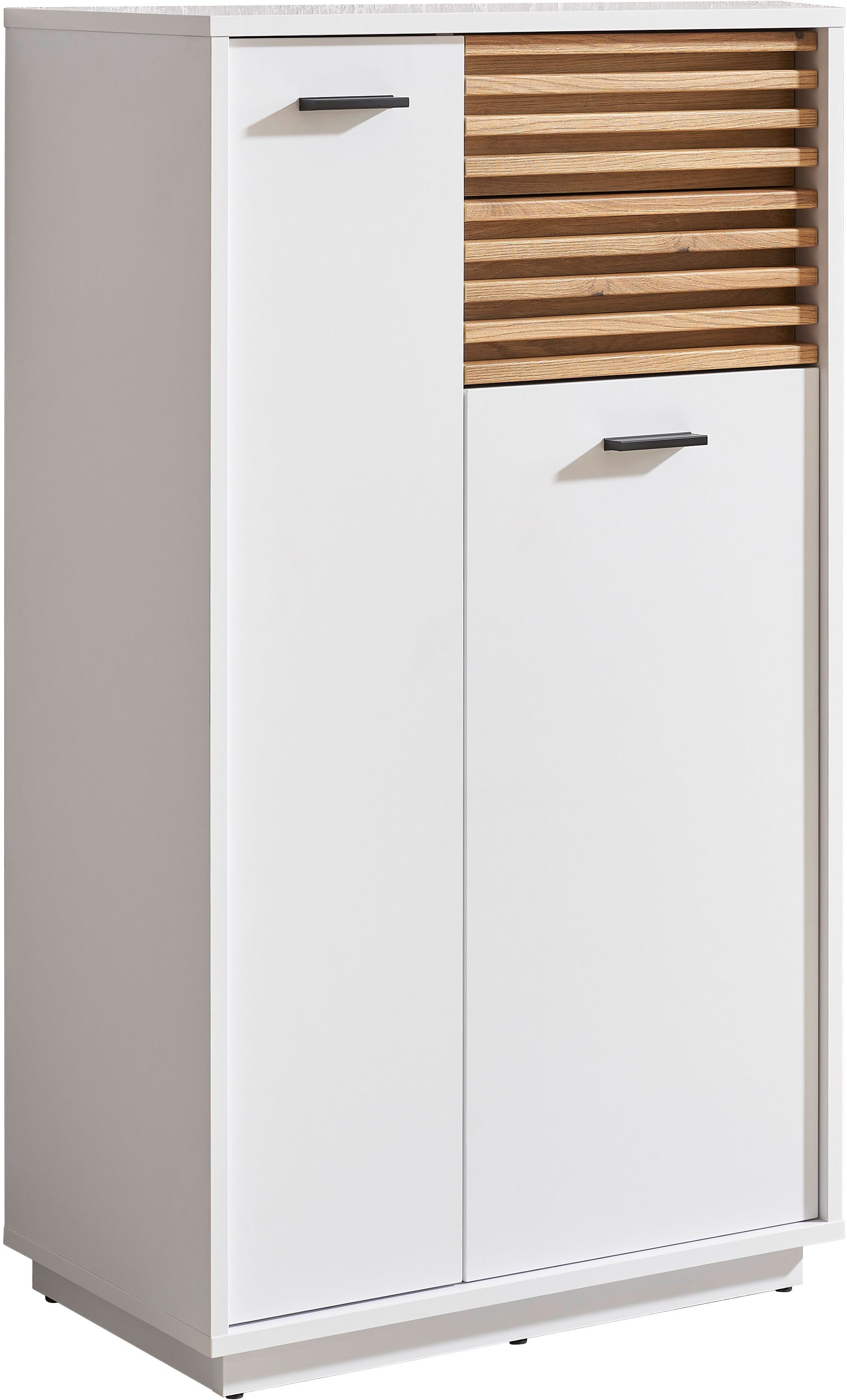 BASIC by Balculina Midischrank Liguria B/H/T 60x106x35 cm (1-St) Breite 60cm, Unterflurauszug, FSC-Mix 70%