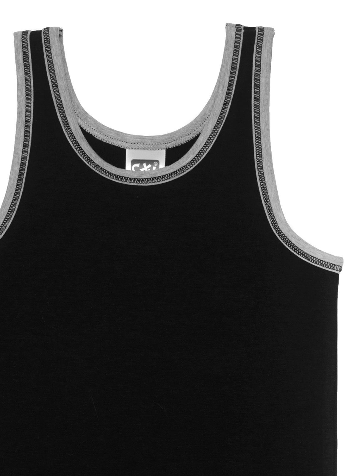 Knaben 3-St) Unterhemd Kids Jersey for Single Pack 3er Sweety - Unterhemd (Packung, schwarz