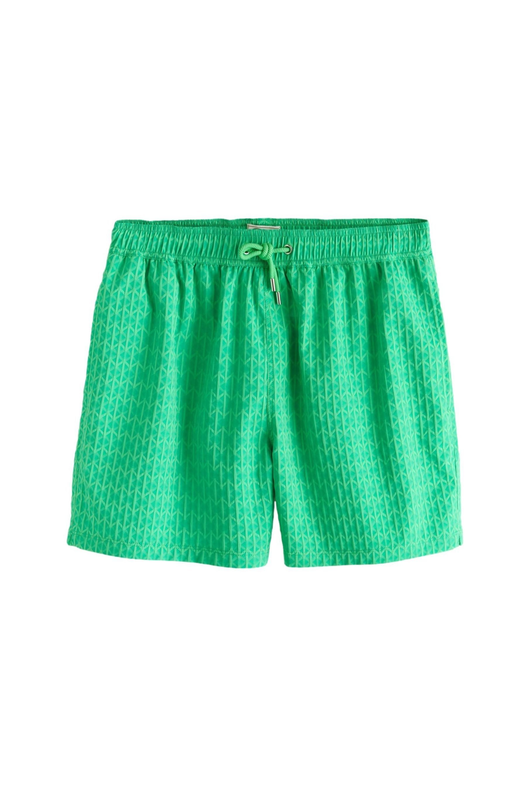 Badeshorts Strukturierte Jacquard-Badeshorts 5{dq}