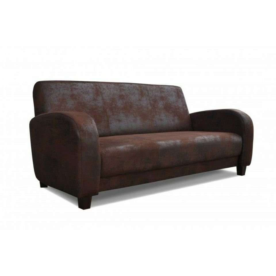 JVmoebel Modernes Sofa Möbel Design 3-Sitzer Made Couch Neu, luxus Europe Brauner in Sofa