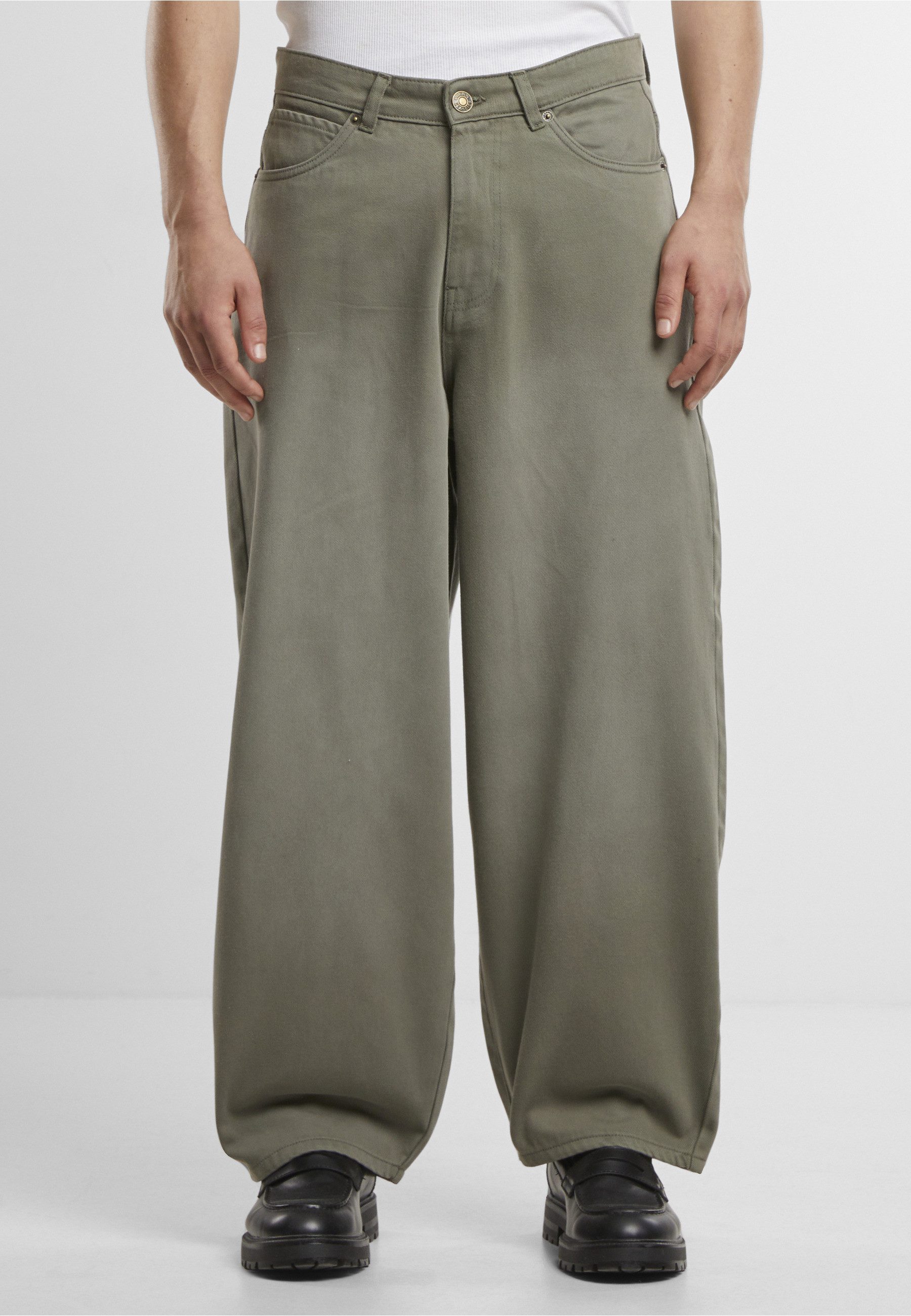 URBAN CLASSICS Bequeme Jeans Urban Classics Tapered Heavy Ounce Baggy Jeans