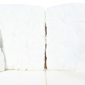 vidaXL Sofa 2-Sitzer-Sofa Rattan Couch