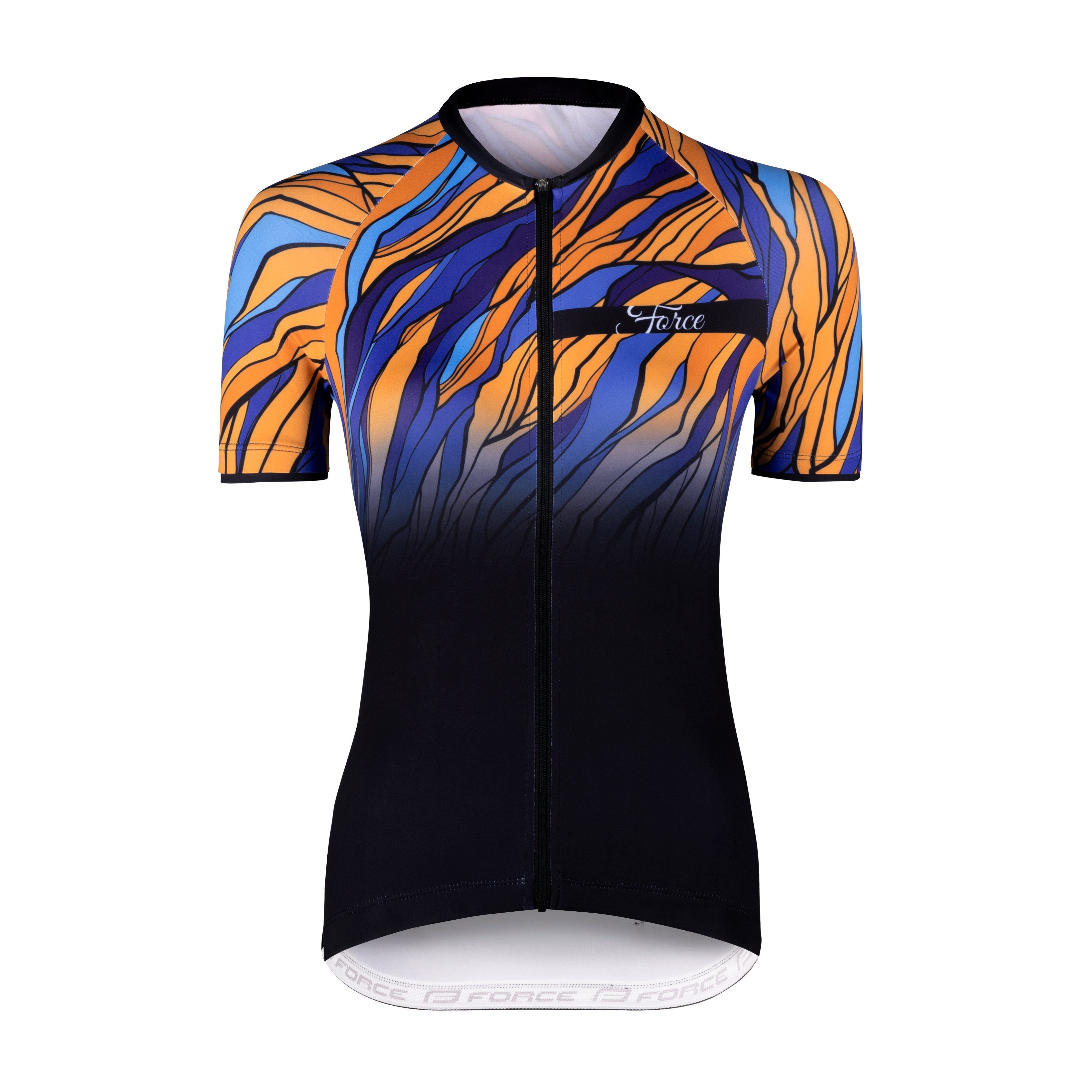 Radtrikot Jersey LIFE kurzarm, Damen, Orange %%%