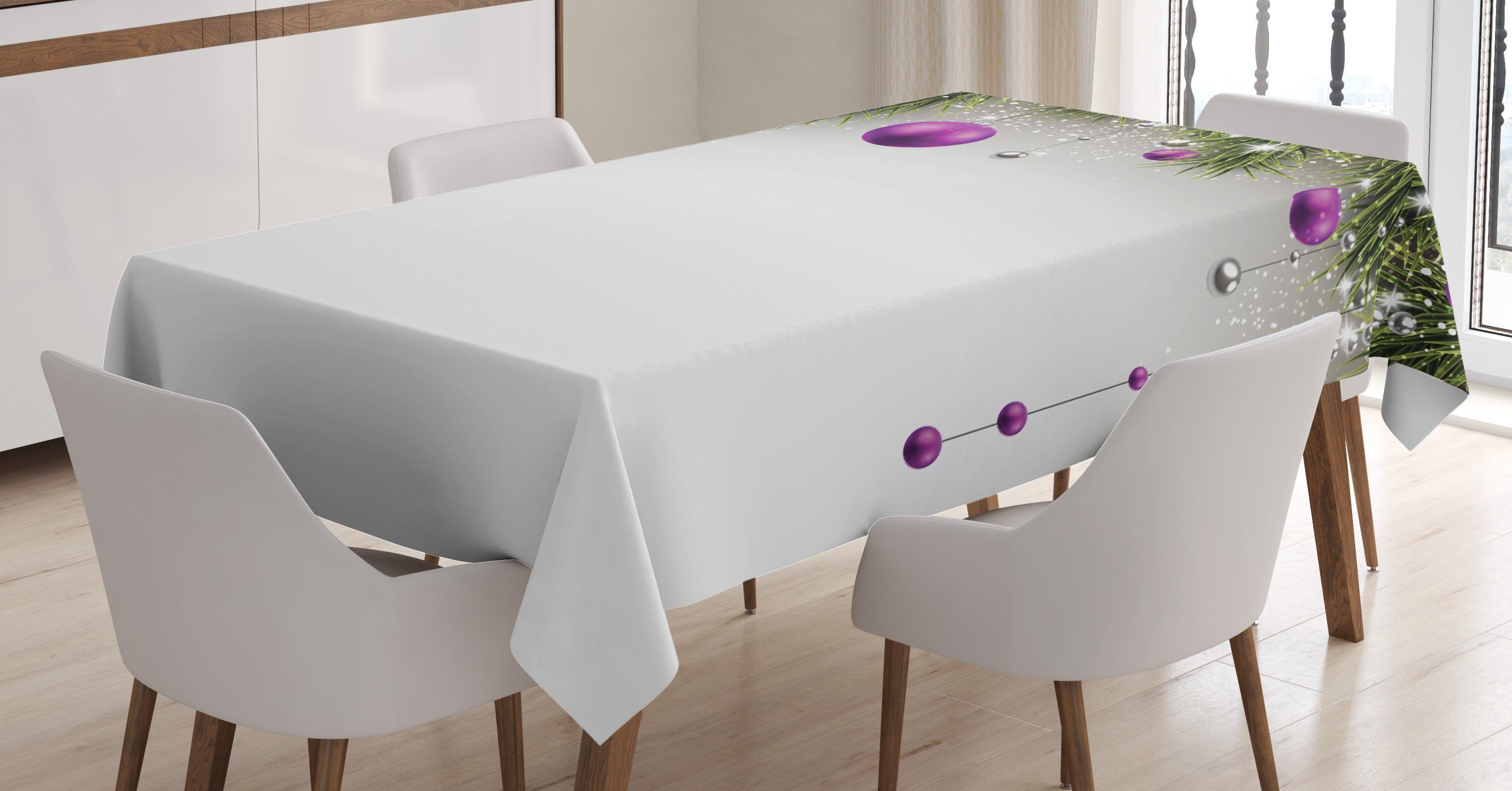 Tischdecke geeignet Für Baum Klare den Waschbar Farben, Bereich Farbfest Abakuhaus Weihnachten Außen