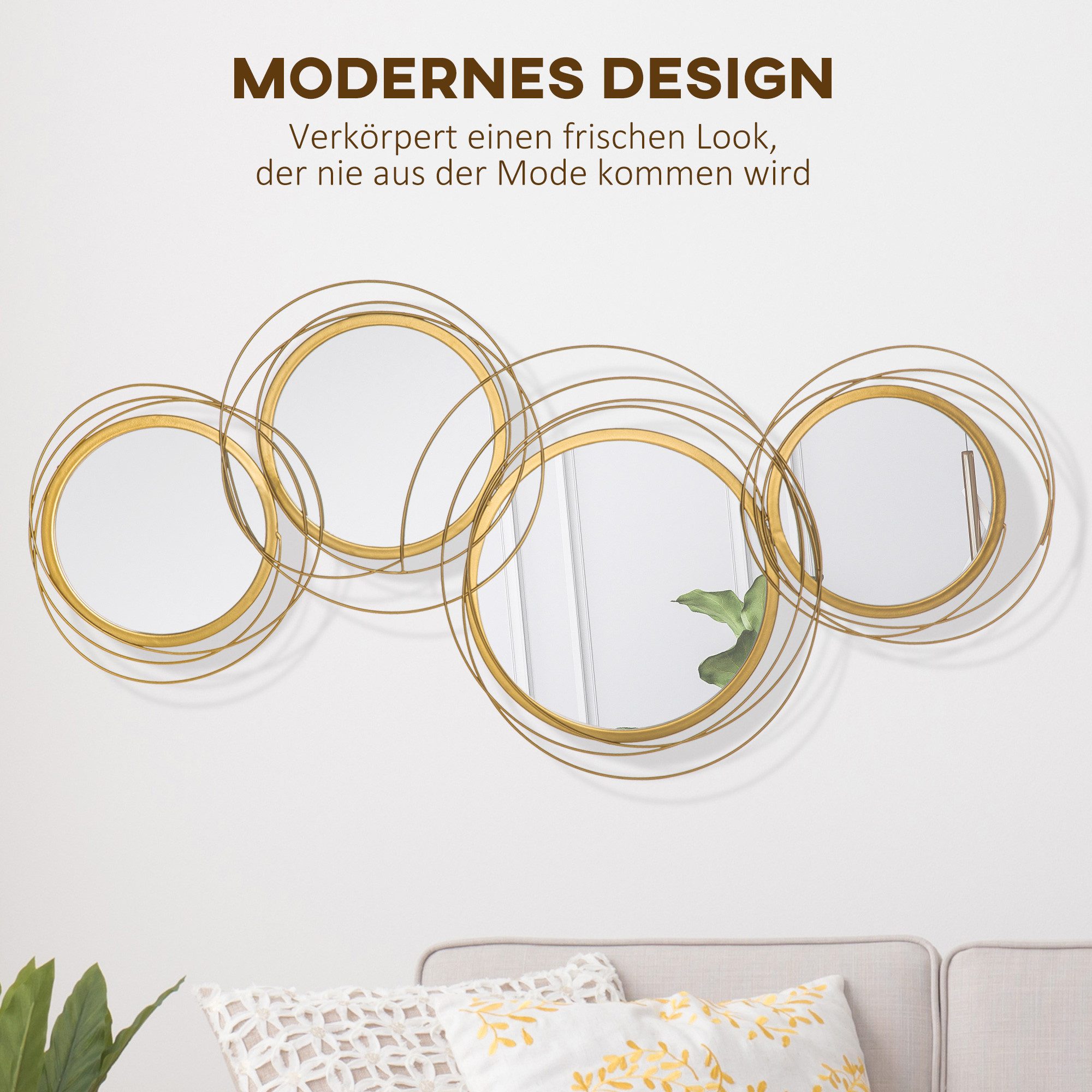 MC Star Dekospiegel Spiegel-Set Wanddekoration mit günstig online kaufen