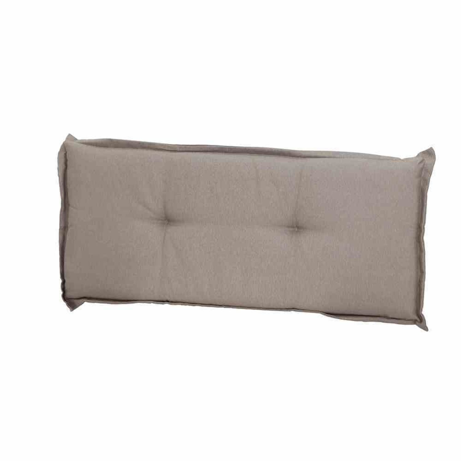 Madison Bankauflage Panama taupe, Auflage zu Bank 110 cm 50% Baumwolle / 45% Polyester