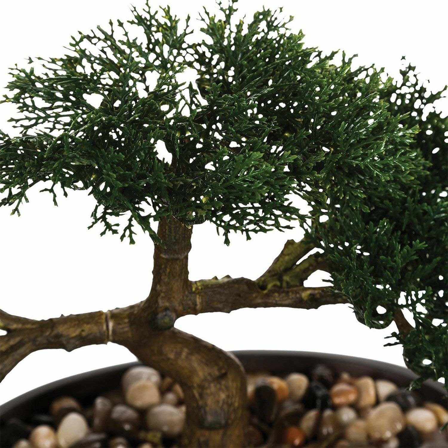 Kunstpflanze Bonsai Pot Ceramique H.23cm - Atmosphera Zimmerpflanze, Atmosphera Créateur d'intérieur, Höhe 23 cm