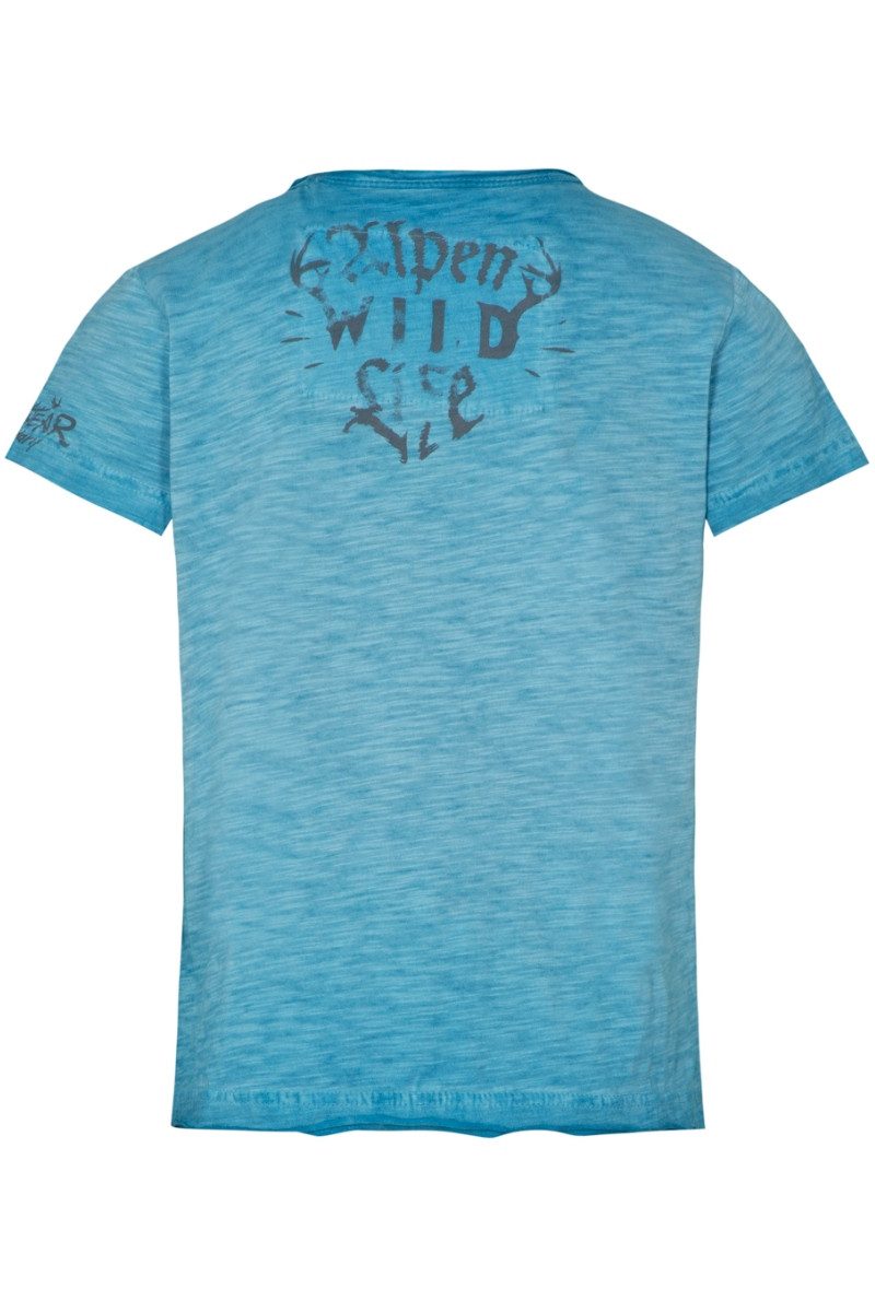 Hangowear Trachtenhemd Trachtenshirt Kind - AXEL KIDS - türkis
