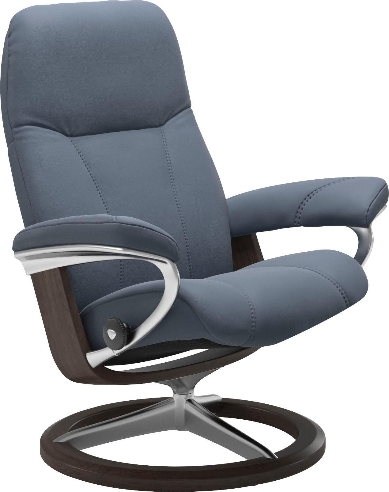 mit Gestell Base, Größe Consul, Stressless® Wenge Signature Relaxsessel L,