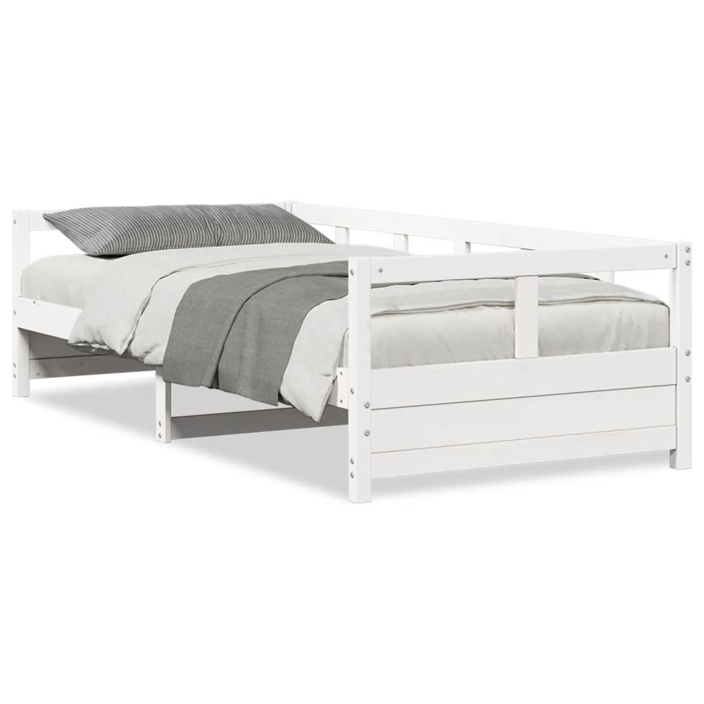 vidaXL Bett Tagesbett ohne Matratze Weiß günstig online kaufen