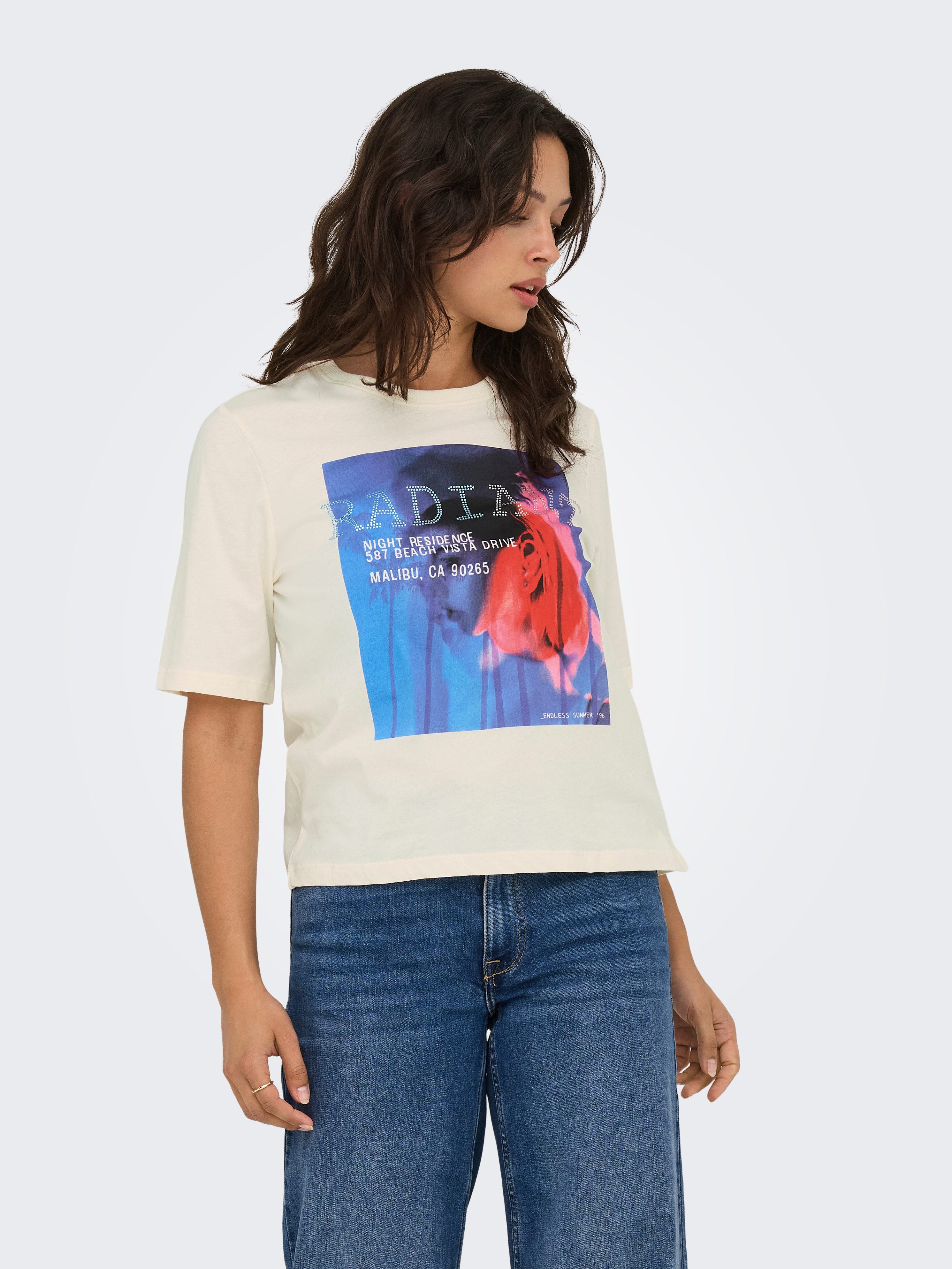 ONLY Kurzarmshirt ONLHAVANNA LIFE S/S VIBE günstig online kaufen