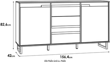 FORTE Sideboard, Breite ca. 156 cm