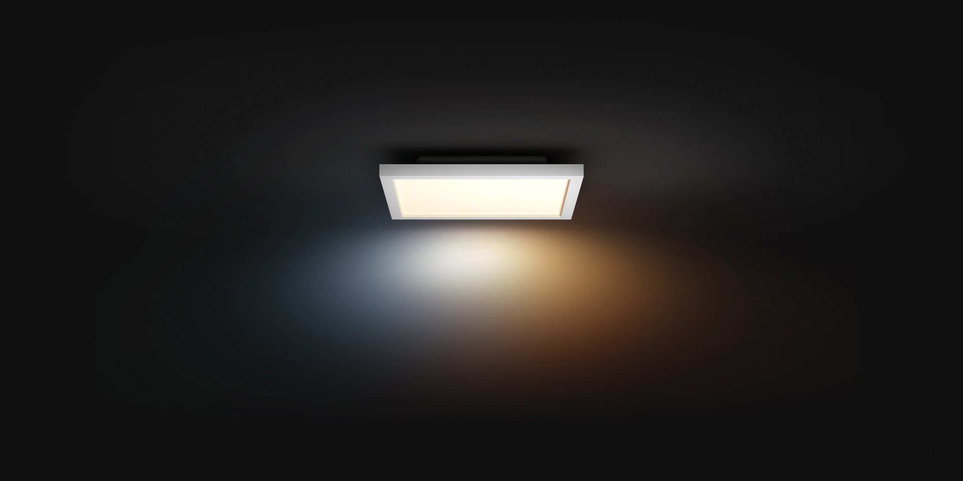 LED Deckenleuchte integriert, Dimmfunktion, Hue Warmweiß, Aurelle, LED Philips fest 60x60x4,6