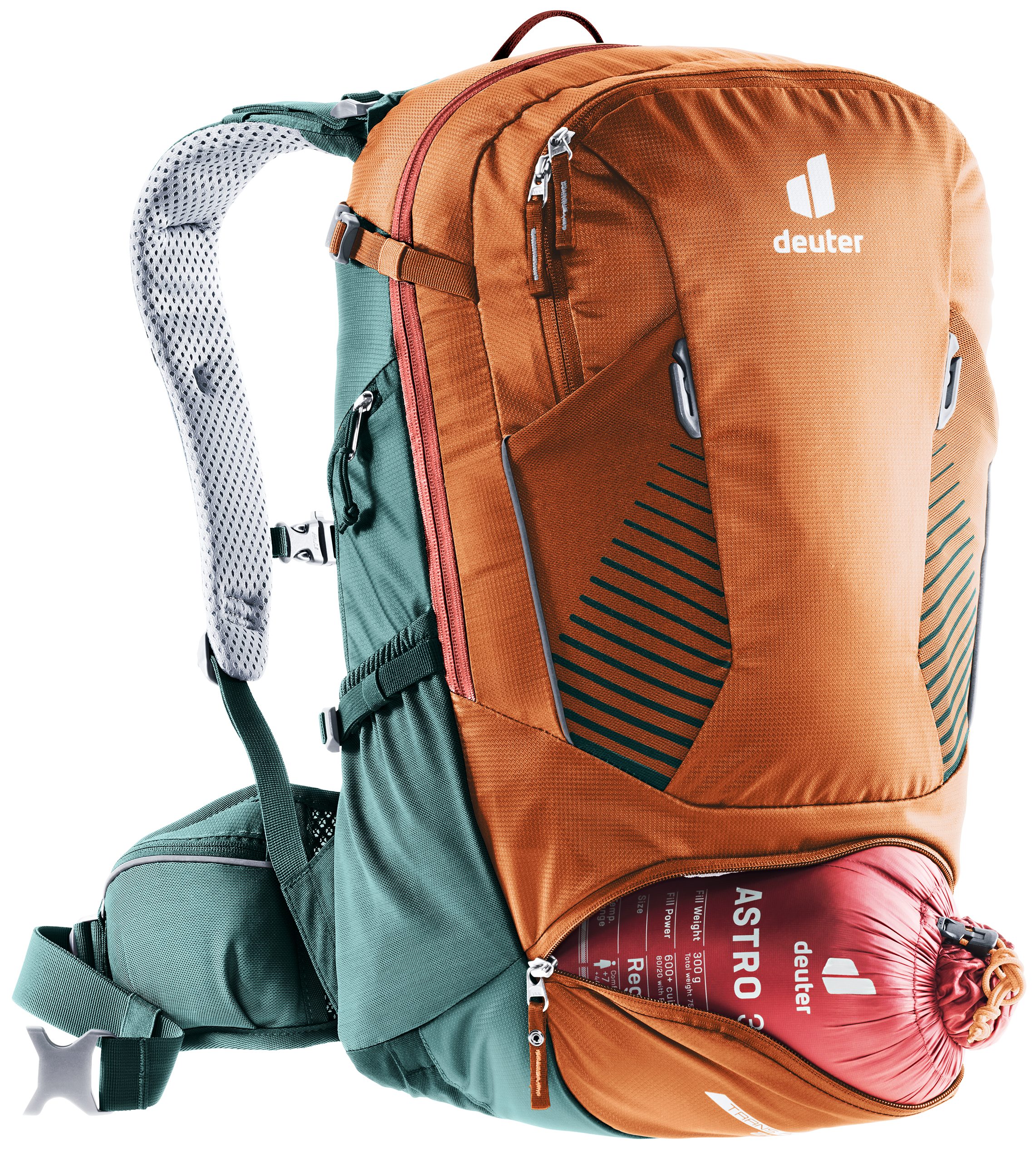 chestnut-deepsea Trans Alpine 24 Fahrradrucksack Deuter deuter