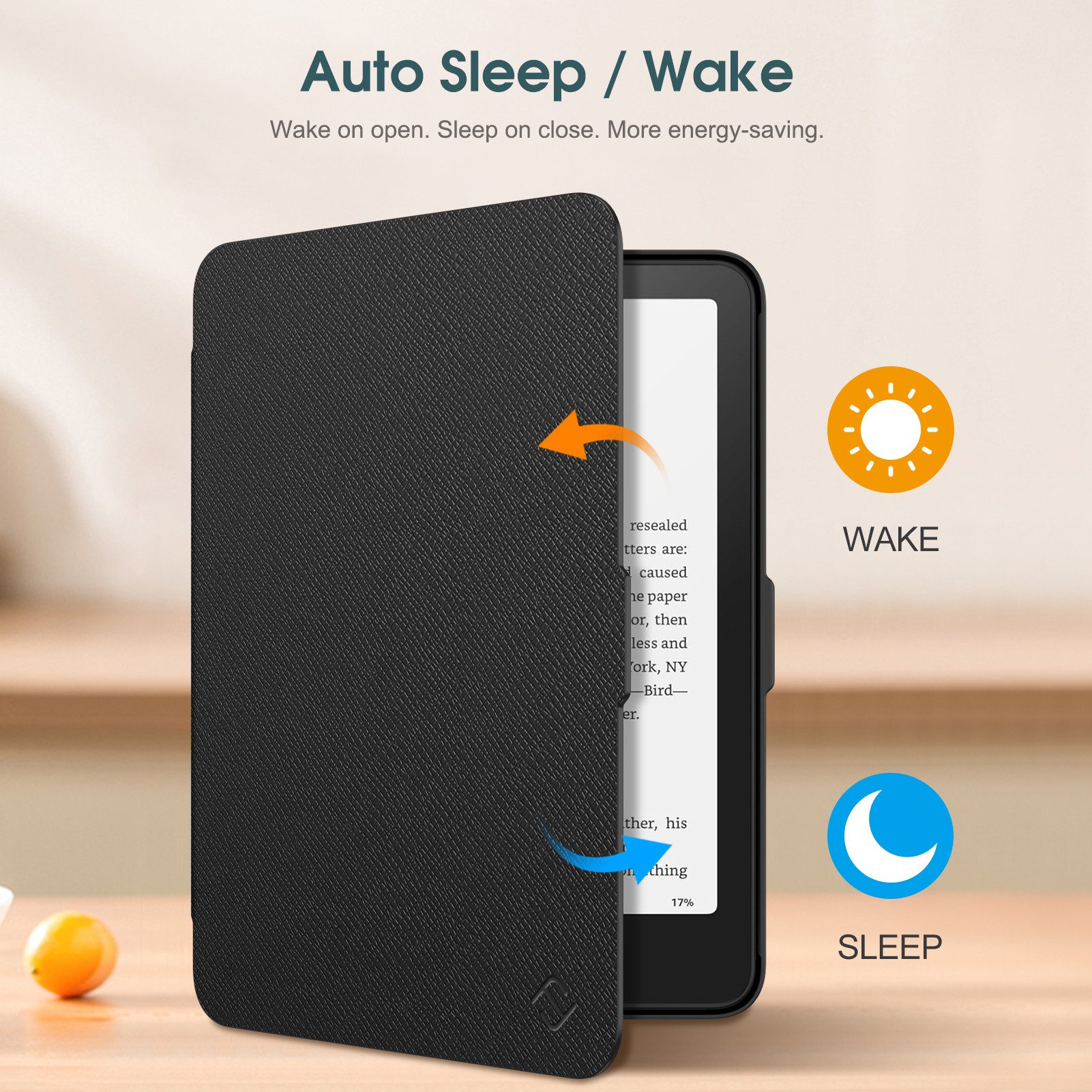 Fintie E-Reader-Hülle für 7" Kindle Paperwhite(12. Generation) - 2024 und Kindle Colorsoft Signature Edition (1. Generation), Leichte Schutzhülle Case mit Auto Sleep/Wake